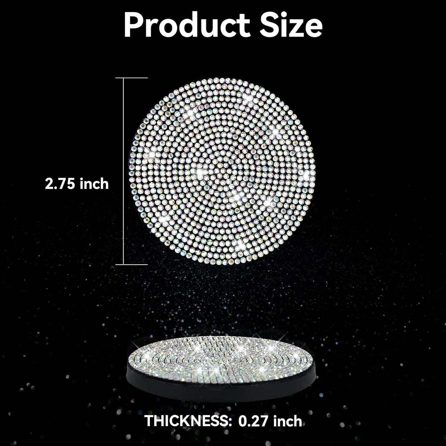 Soportes para Vasos SINGARO 2PCS Antideslizantes Brillantes