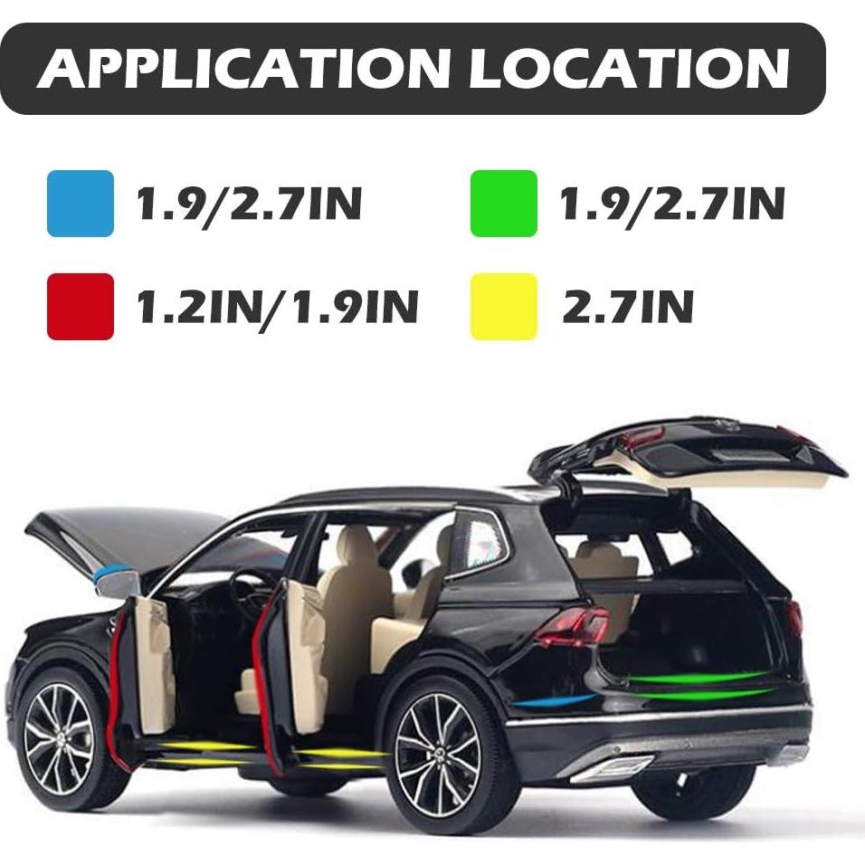 Protector de Bordes de Puerta CloudBuyer 10.06m x 3.05cm Transparente