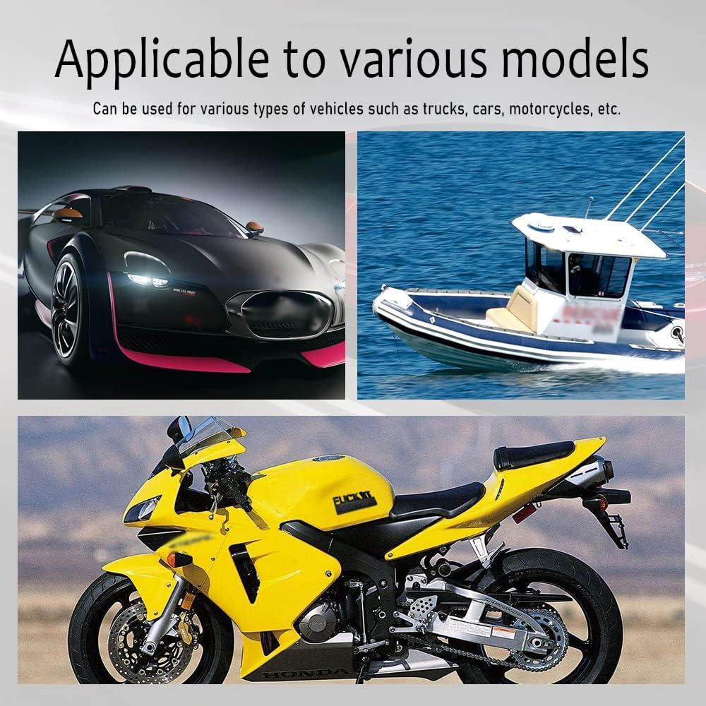 Emblema 3D para Automóvil DWARFOO Edición Fuck IT Negro