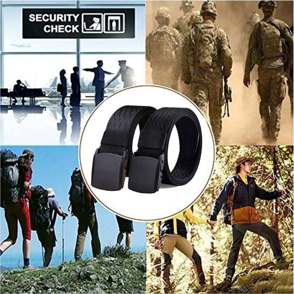 Cinturón de Nylon WYuZe Táctico Militar 3.81 cm Ajustable