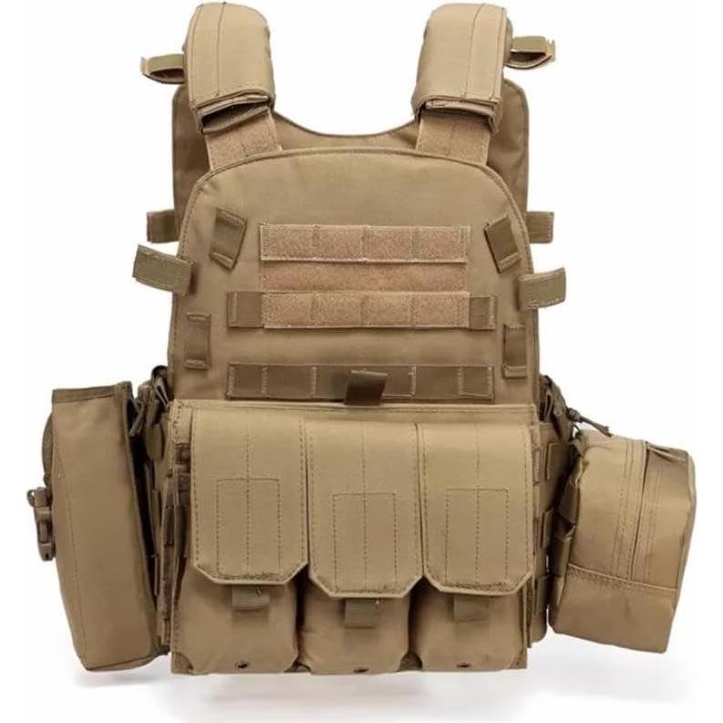 Chaleco Táctico Swat Airsoft Paintball Ajustable Molle