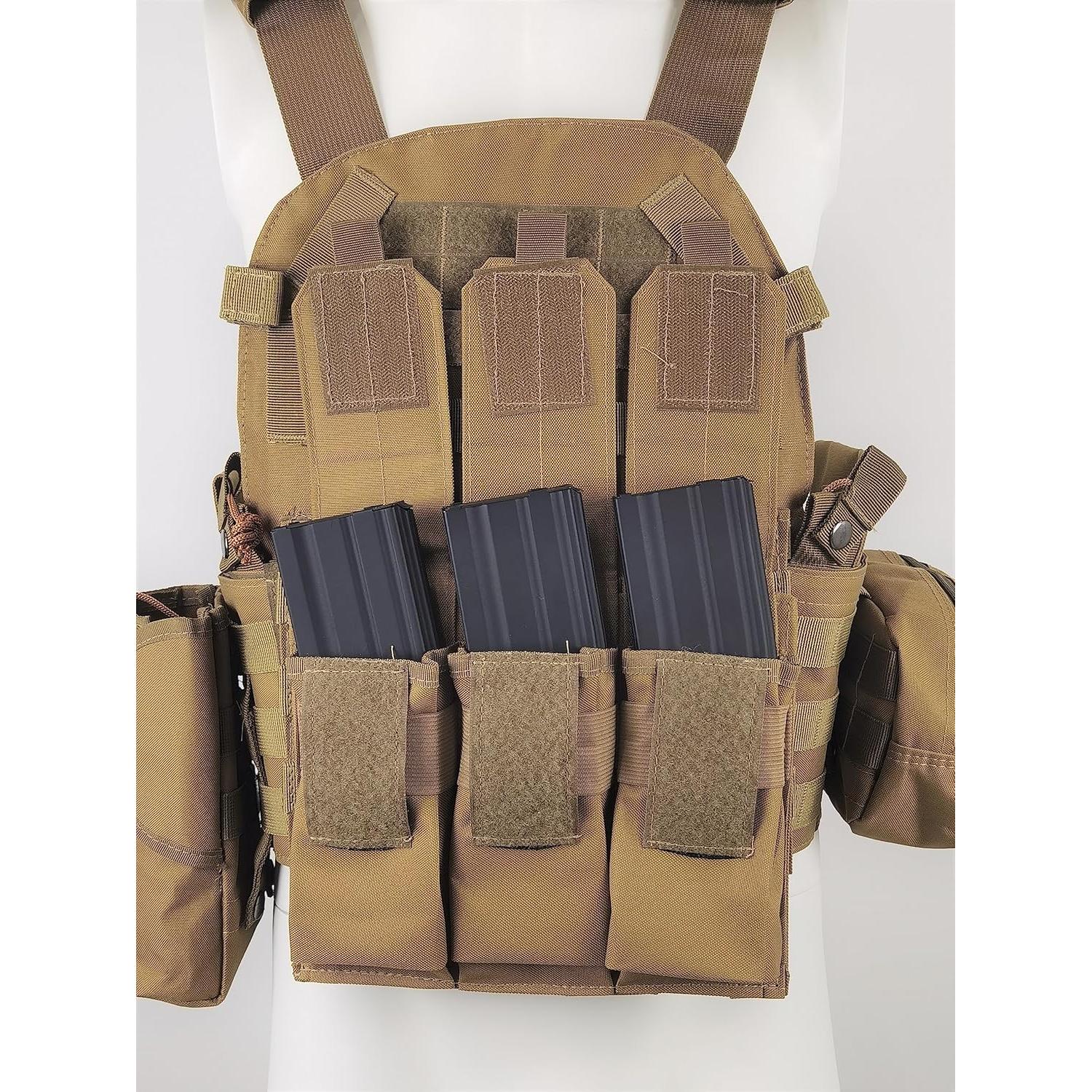 Chaleco Táctico Swat Airsoft Paintball Ajustable Molle