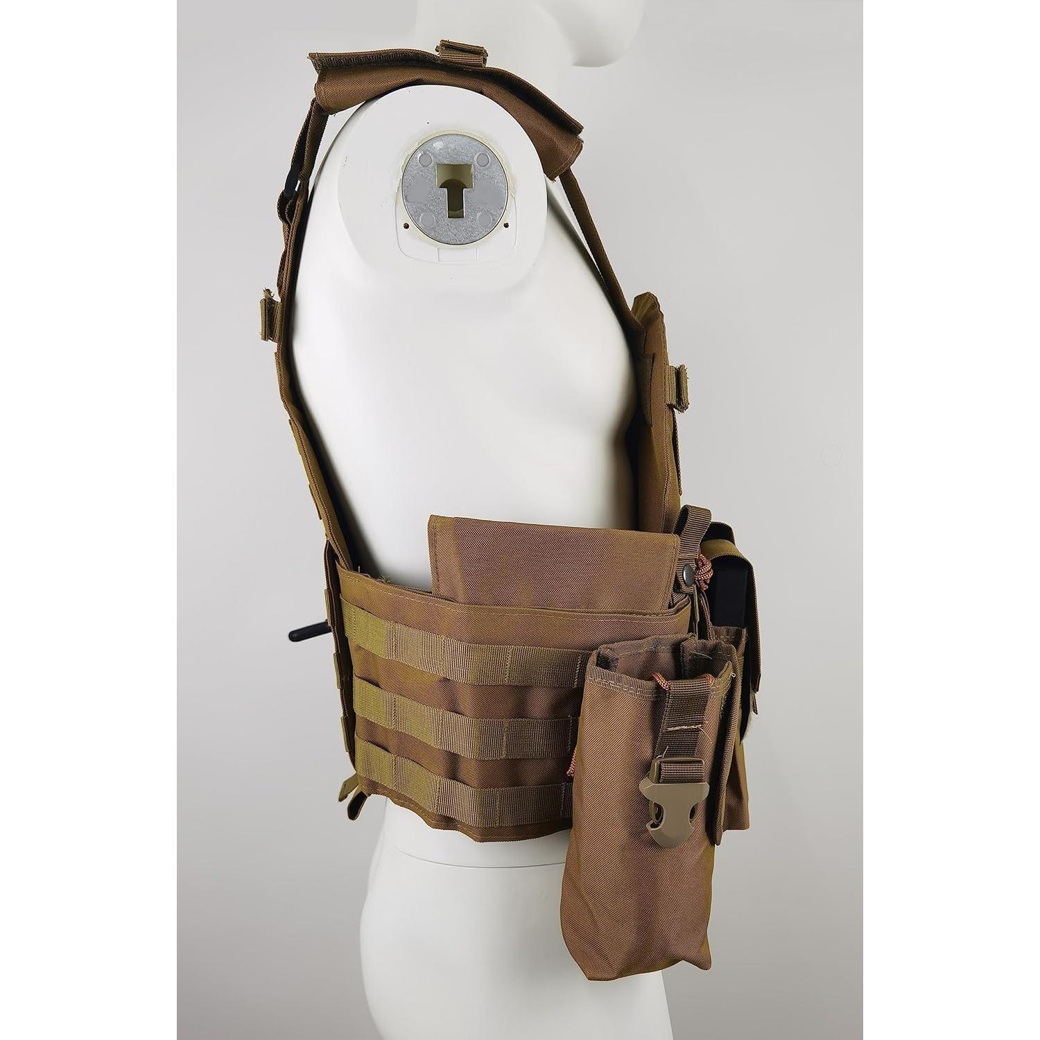 Chaleco Táctico Swat Airsoft Paintball Ajustable Molle