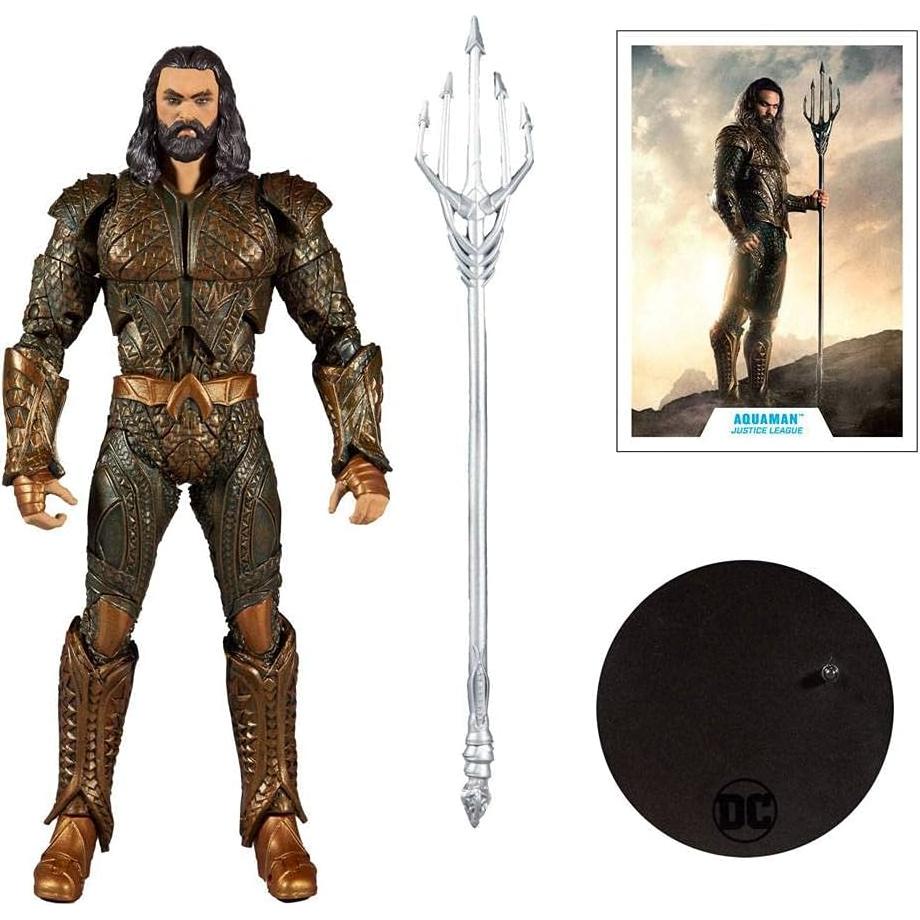 Figura de Acción Aquaman McFarlane 17.8 cm Liga de la Justicia