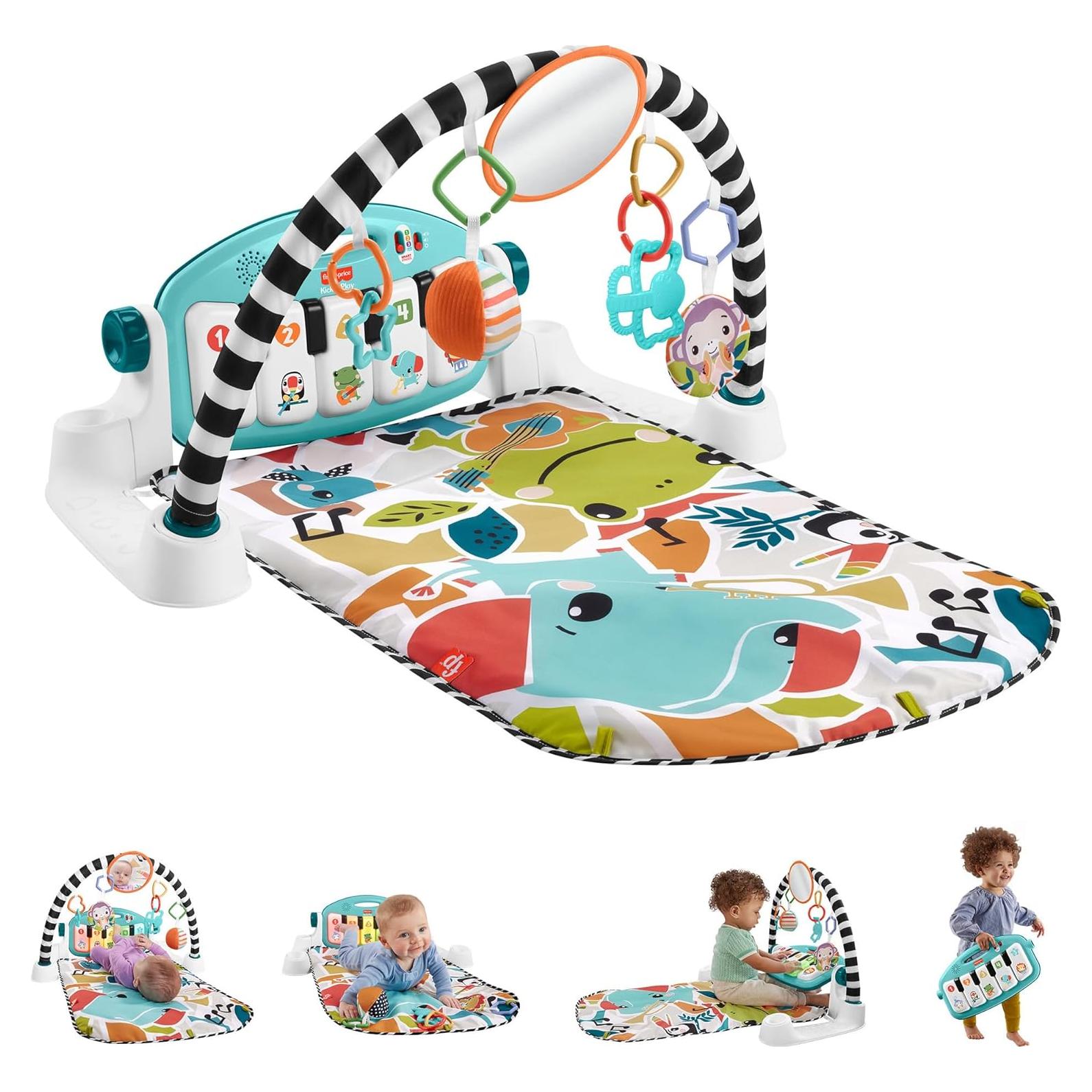 Alfombrilla de Juego para Bebés Fisher-Price Kick & Play Azul