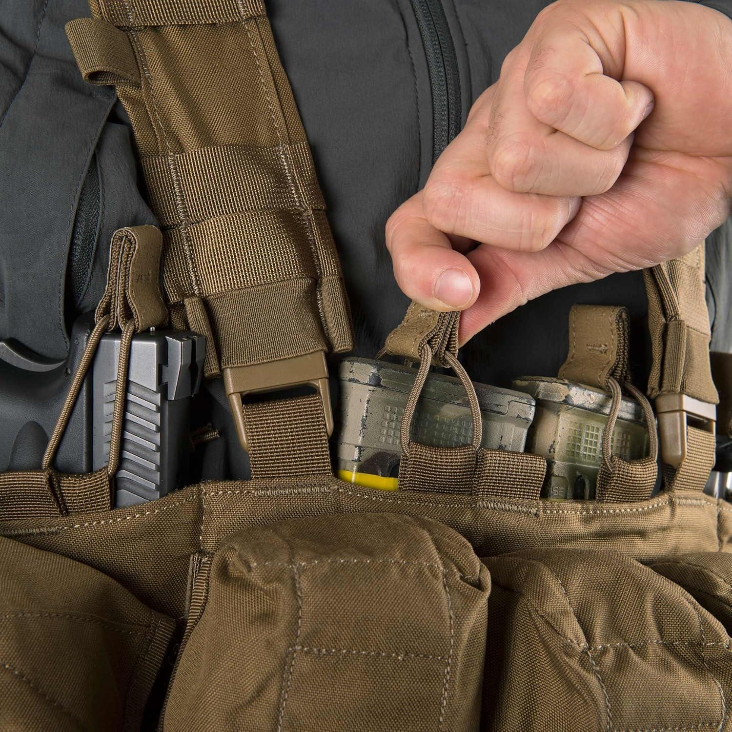 Chest Rig Helikon-Tex Guardian Gris Sombra Ajustable