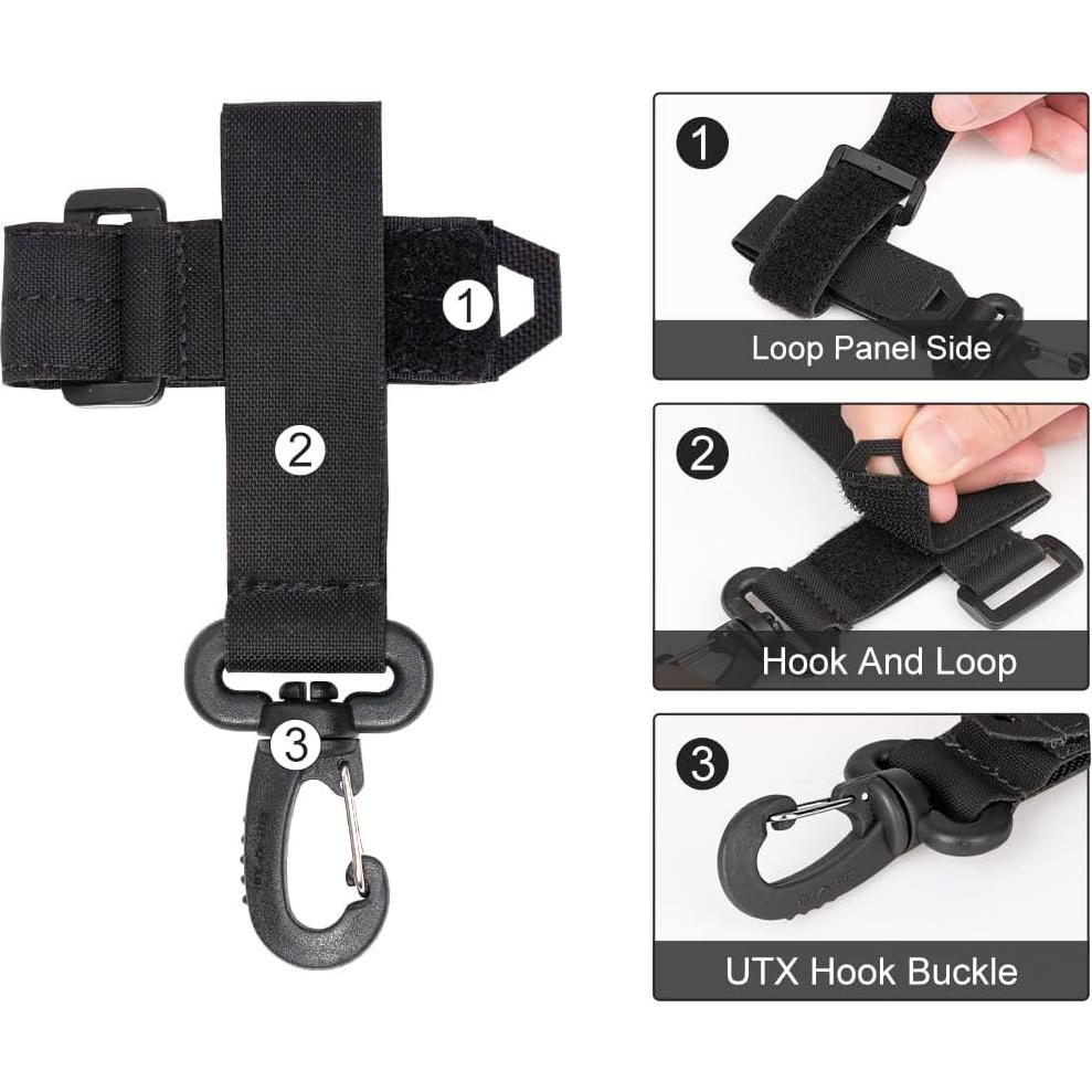 Soporte para Guantes Tácticos TOPTACPRO Tp8902 Nylon 500D