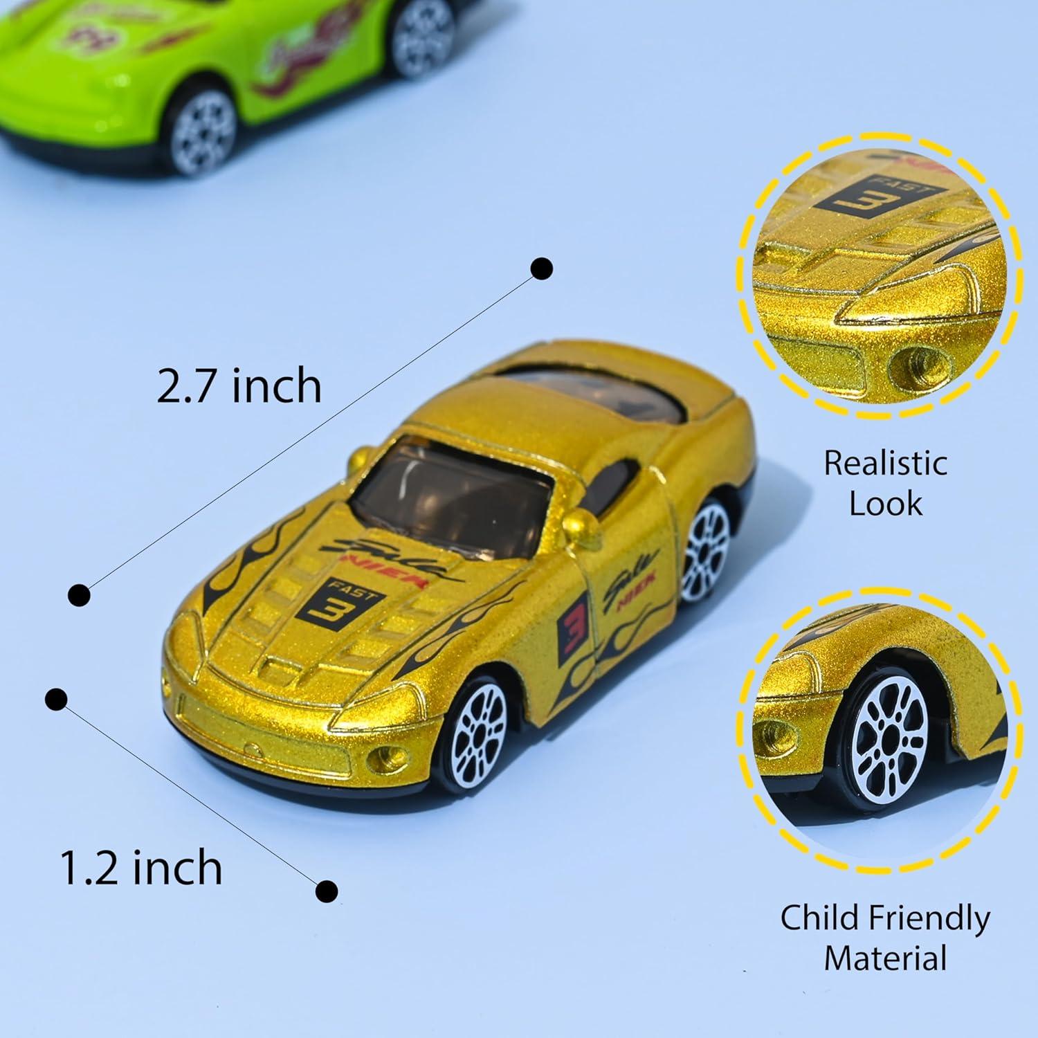 Camión Transportador Big Mo 38 cm con 6 Autos Metal