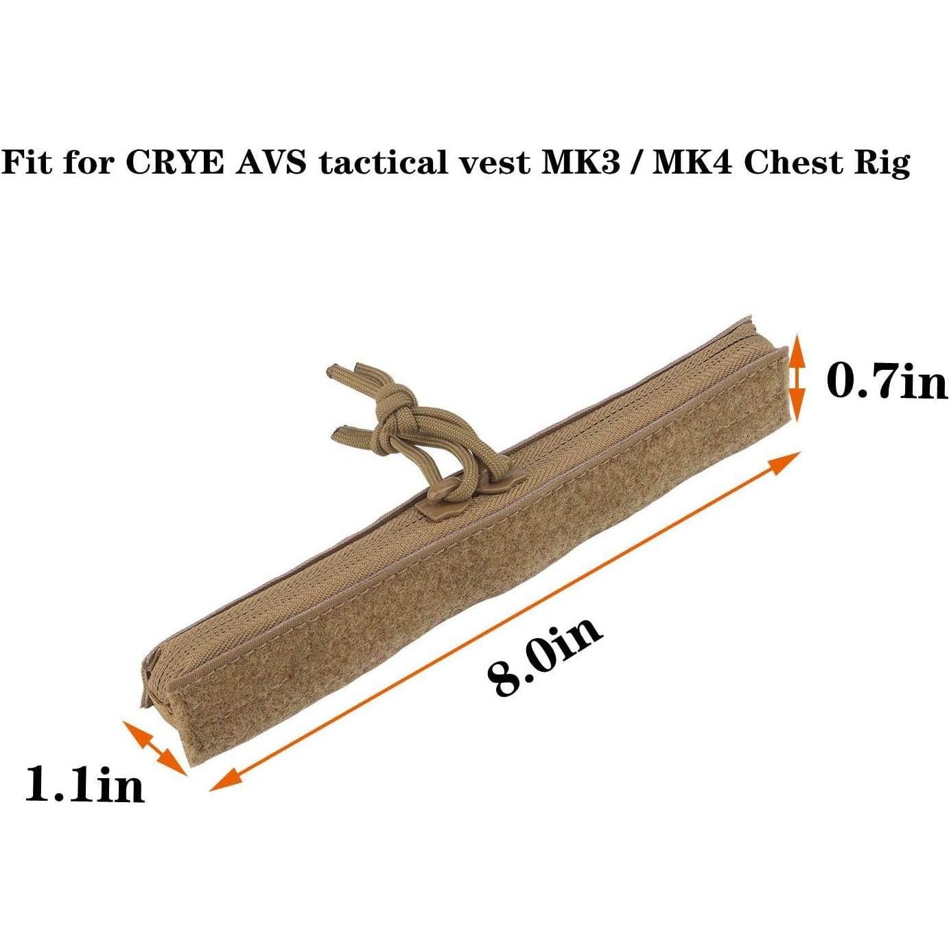 Inserto Superior Cremallera JFFCESTORE para Chaleco Táctico