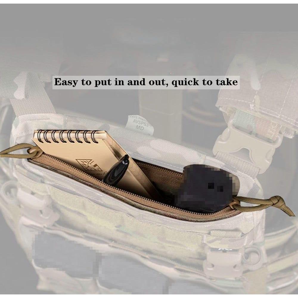 Inserto Superior Cremallera JFFCESTORE para Chaleco Táctico