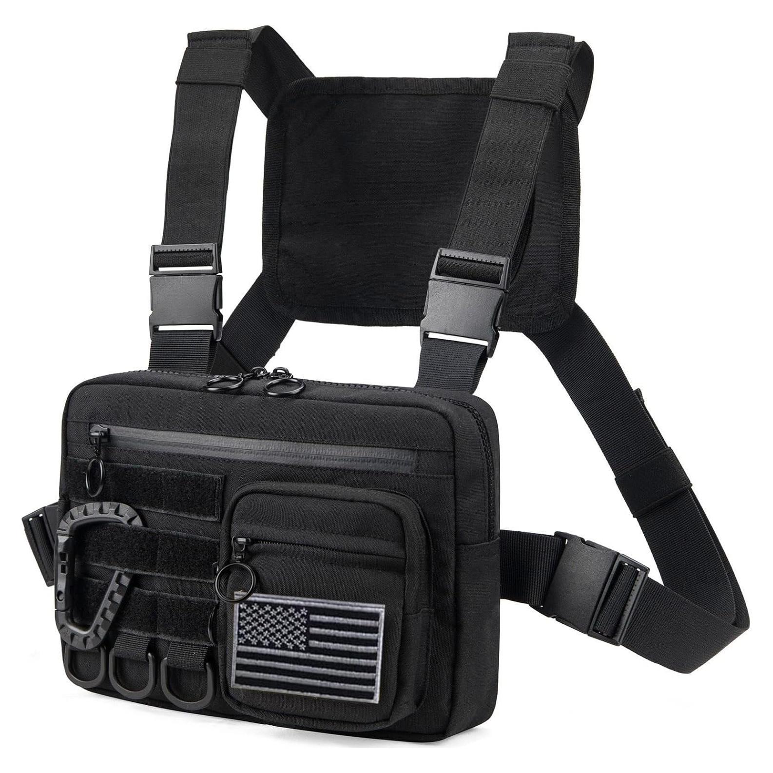 Bolsa de Pecho Táctica Muserise MU03 Resistente al Agua