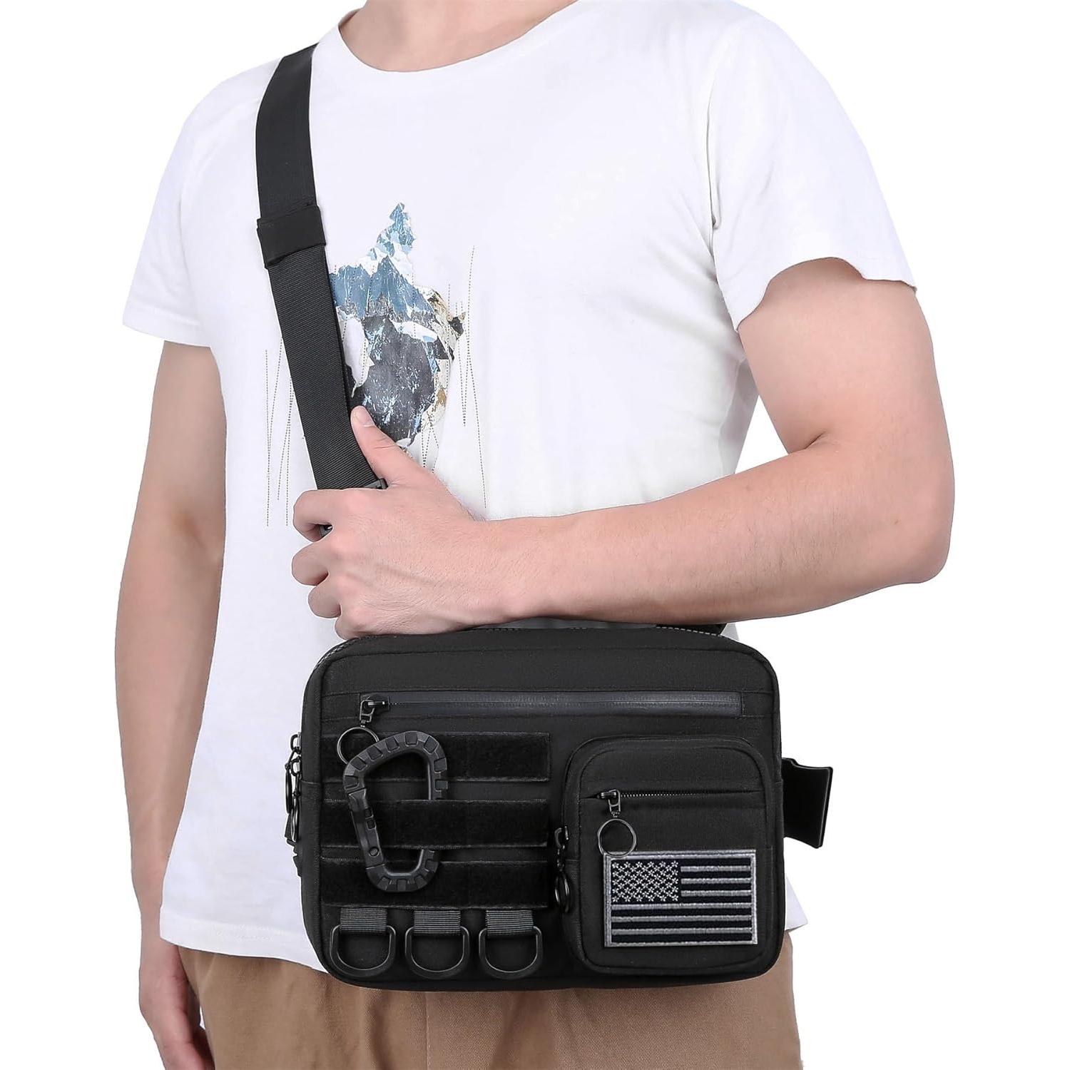 Bolsa de Pecho Táctica Muserise MU03 Resistente al Agua