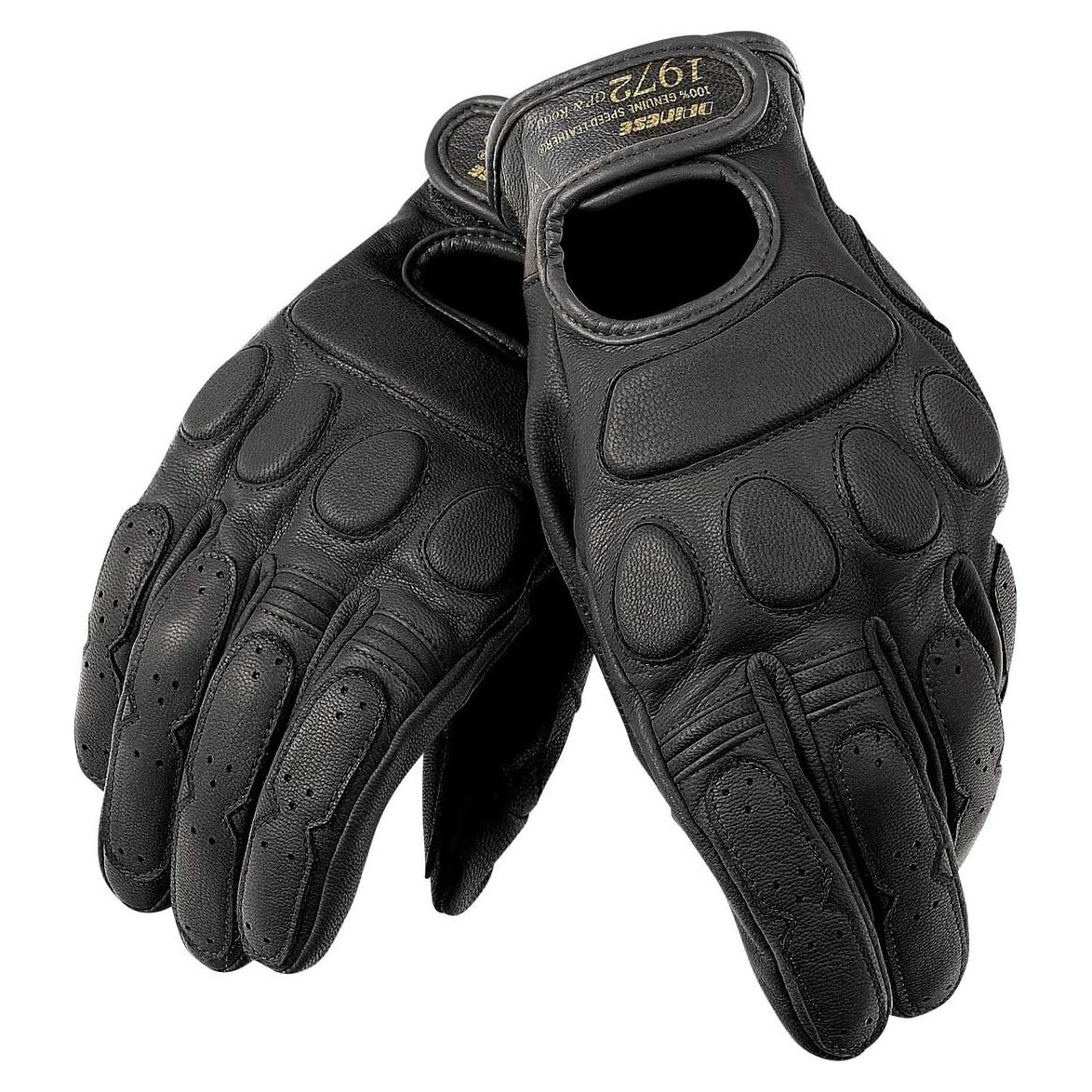 Guantes de Motocicleta Dainese Assen Unisex Negro T. Pequeño