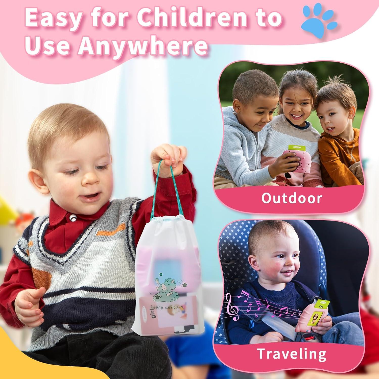 Tarjetas Flash Educativas Aullsaty para Niños 1-6 Años