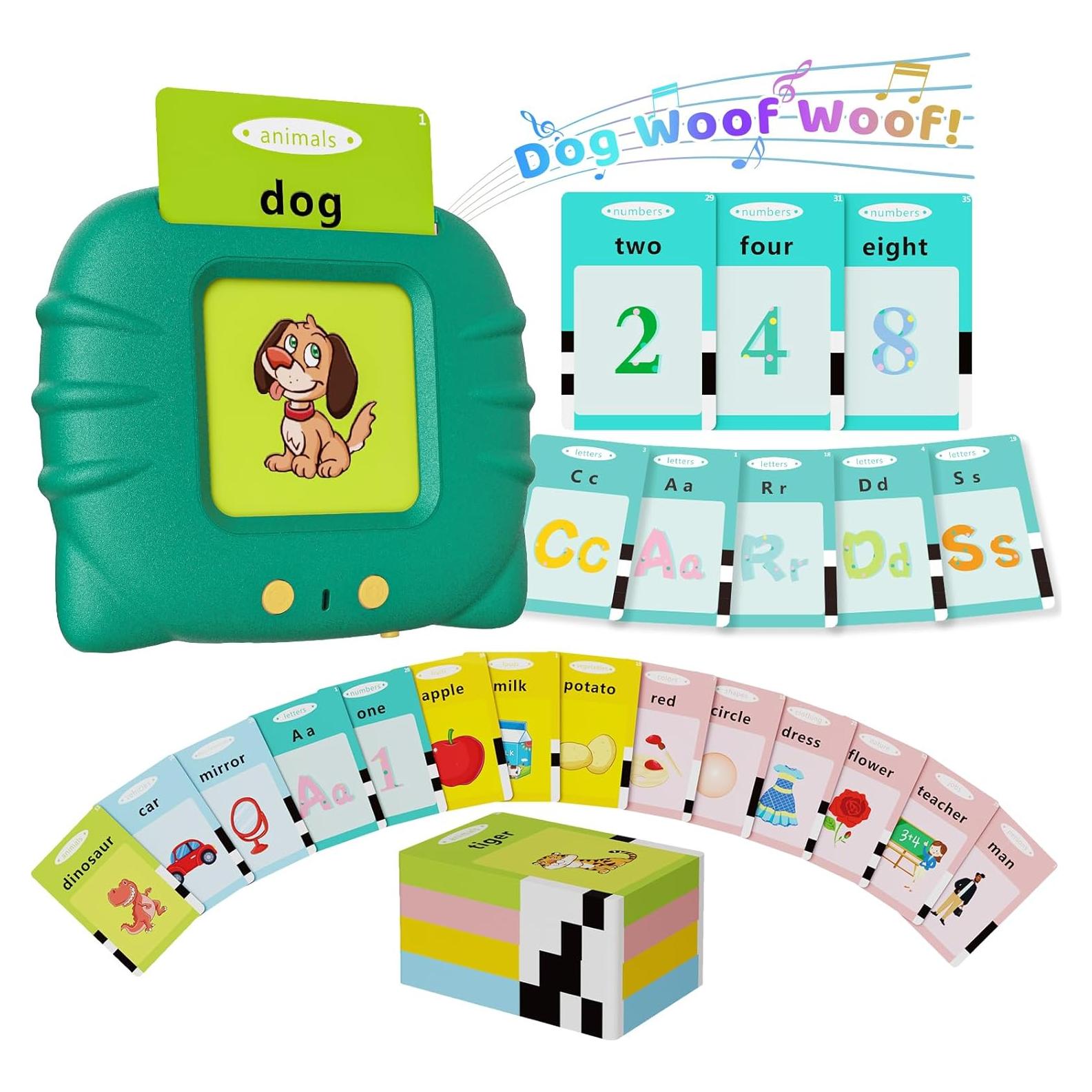 Tarjetas Flash Educativas Aullsaty para Niños 1-6 Años