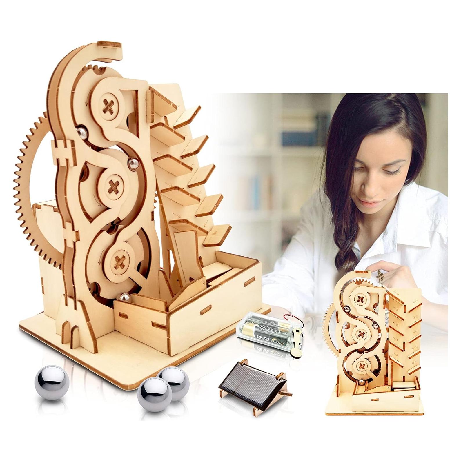 Rompecabezas 3D de Madera JGM Carrera de Canicas Solar