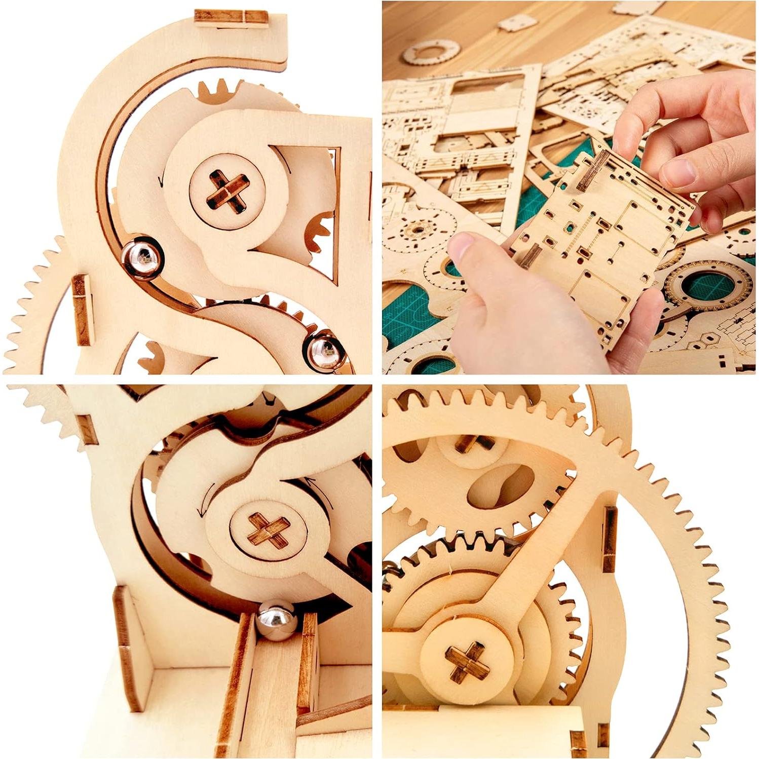 Rompecabezas 3D de Madera JGM Carrera de Canicas Solar