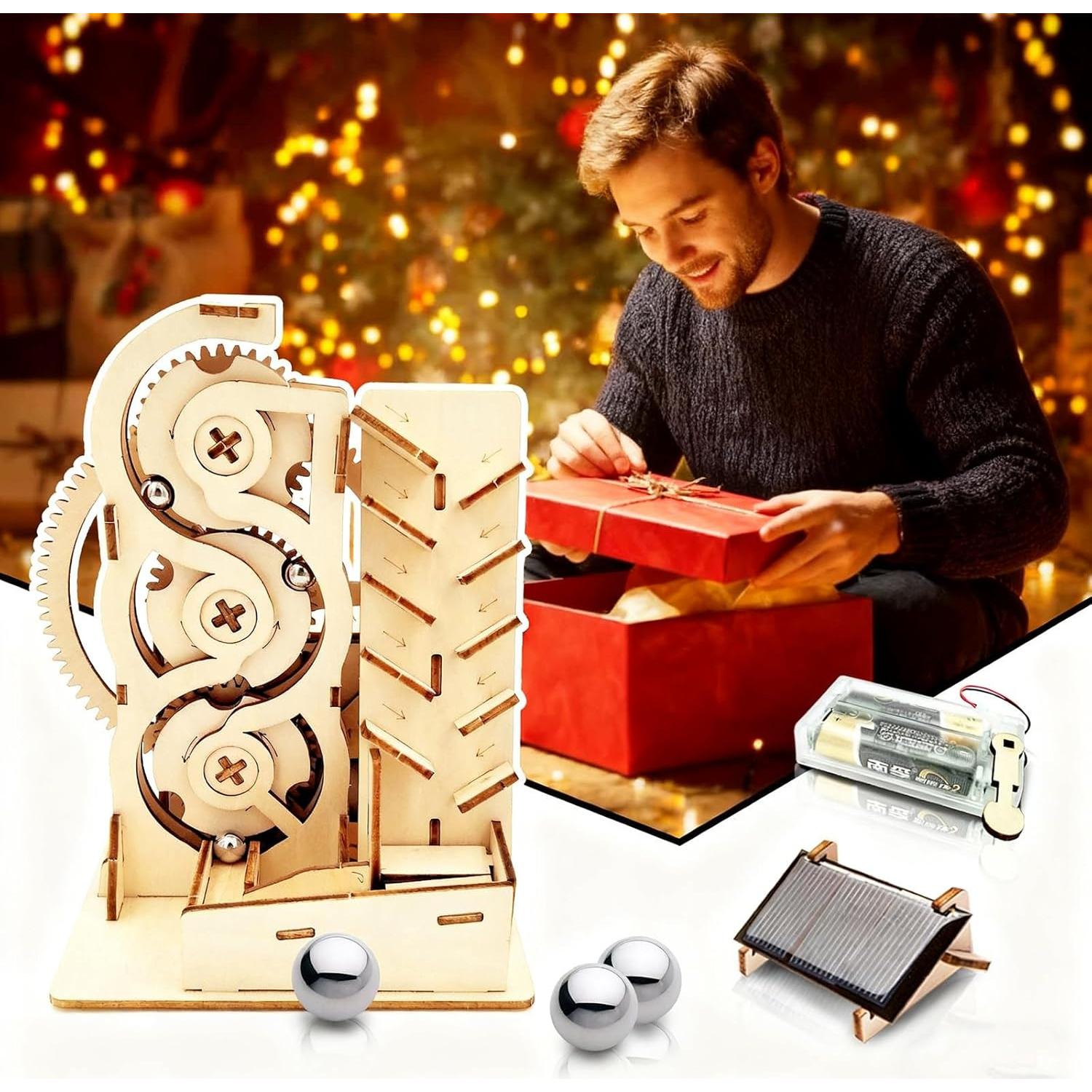 Rompecabezas 3D de Madera JGM Carrera de Canicas Solar