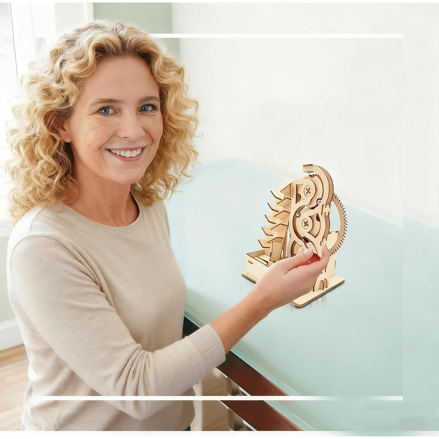 Rompecabezas 3D de Madera JGM Carrera de Canicas Solar