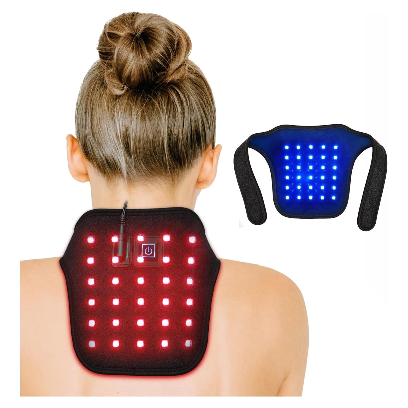 Faja Terapia Luz Roja UTK M3GN2 -B para Cuello Alivio Dolor