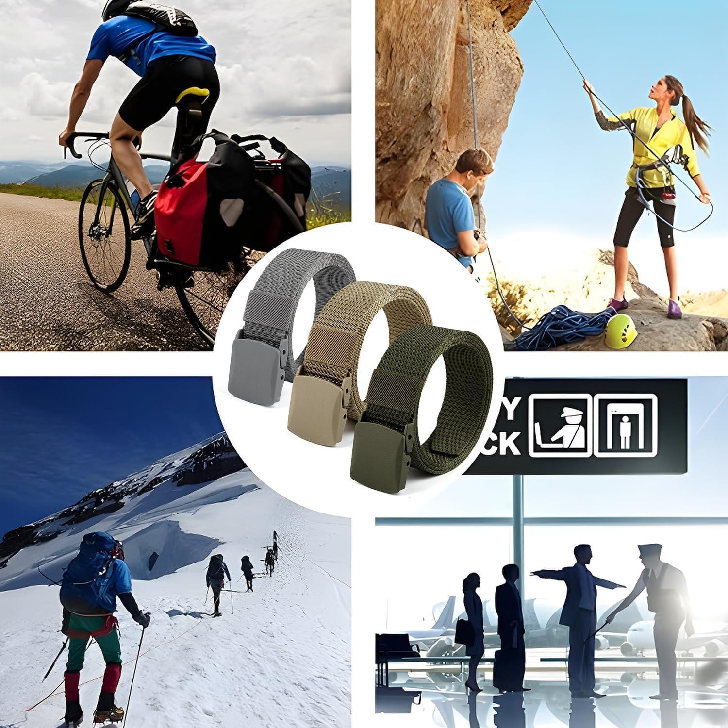 Cinturón Táctico Coobbar 3 Paquetes Ajustable Nylon