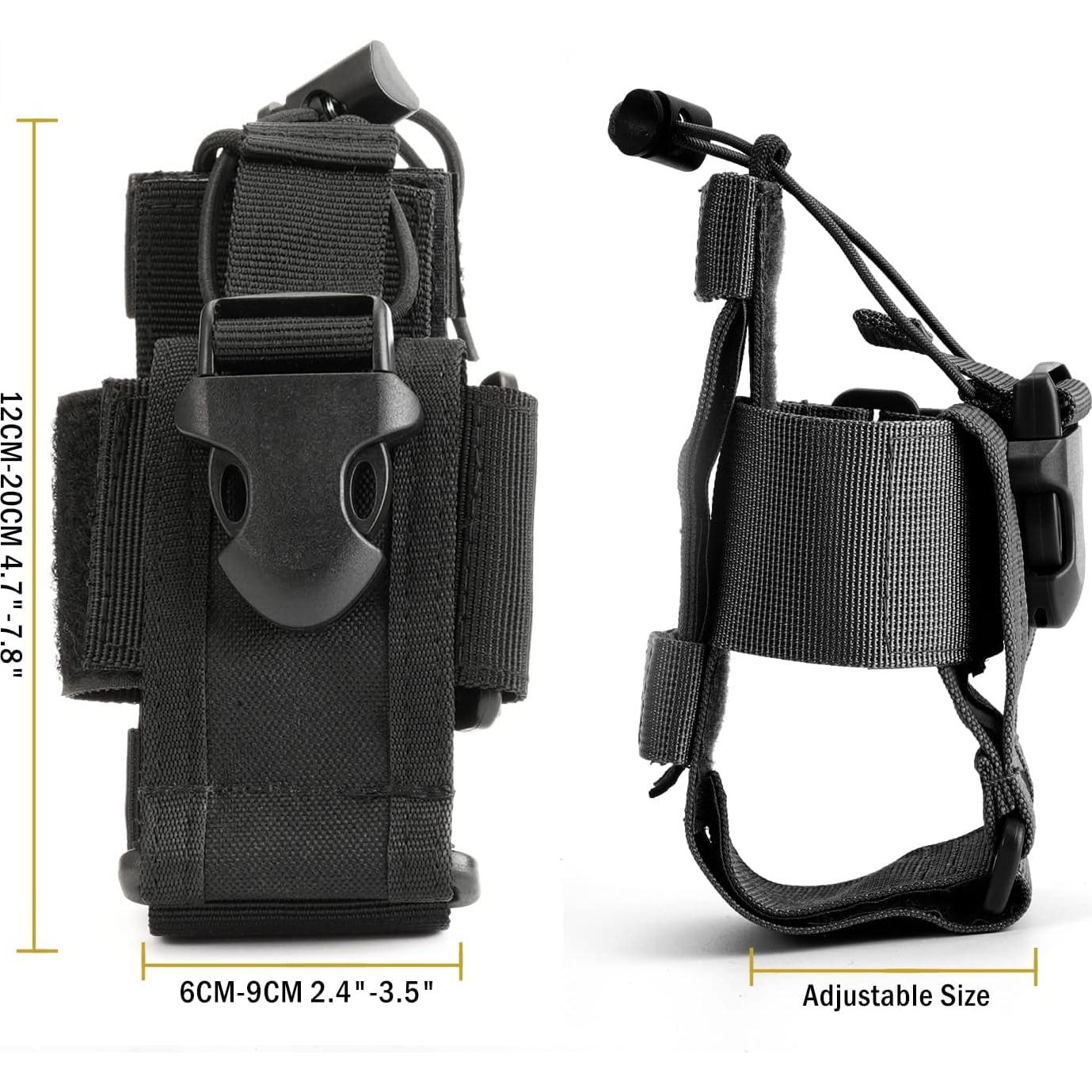 Funda para Radio VIPERADE Soporte Táctico Ajustable Negro