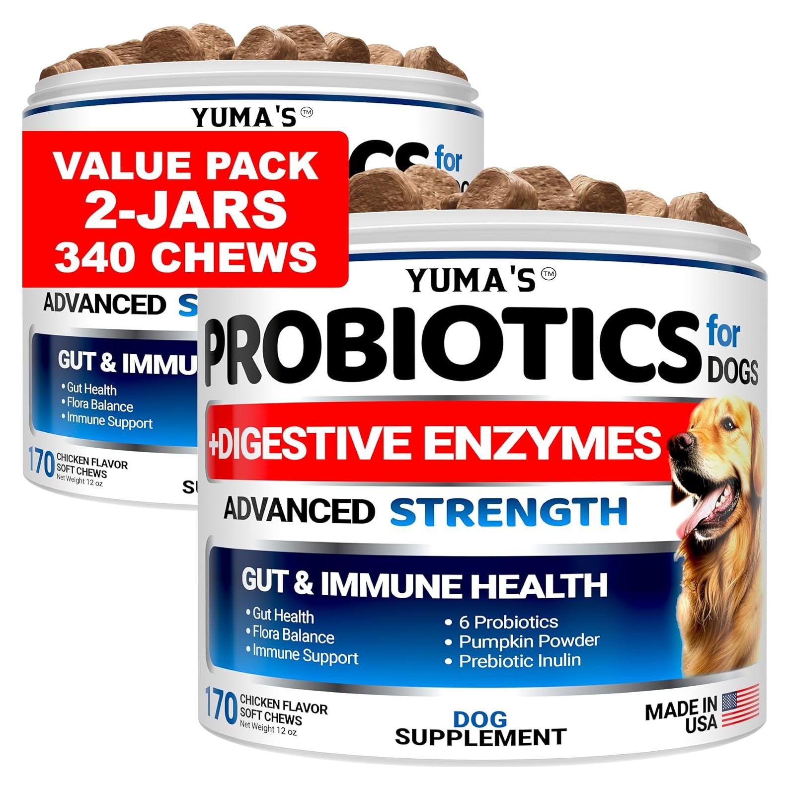 Probioticos para Perros YUMA'S 340 Masticables Pollo