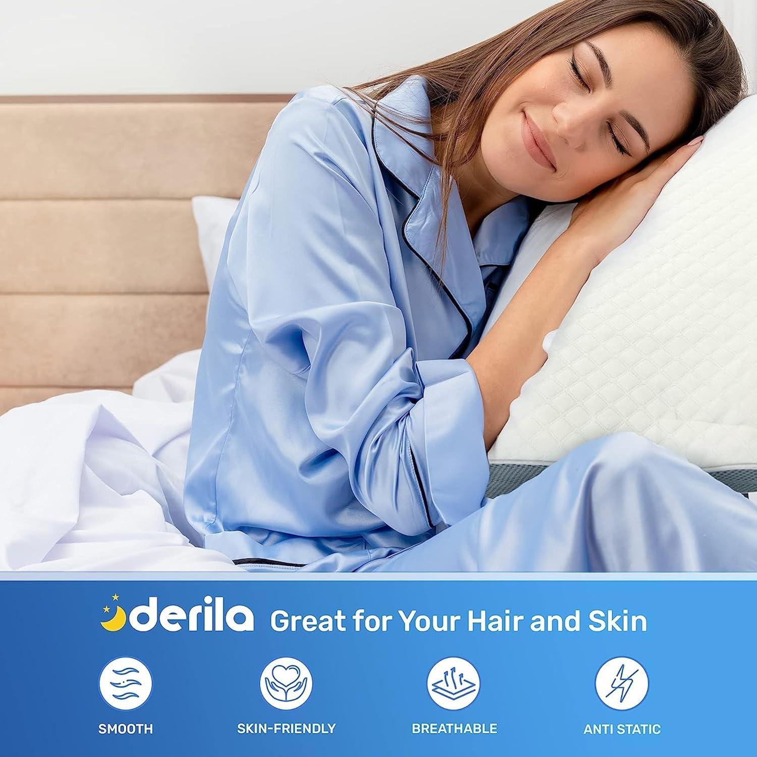 Funda de Almohada King Derila Blanca | Espuma de Memoria Transpirable