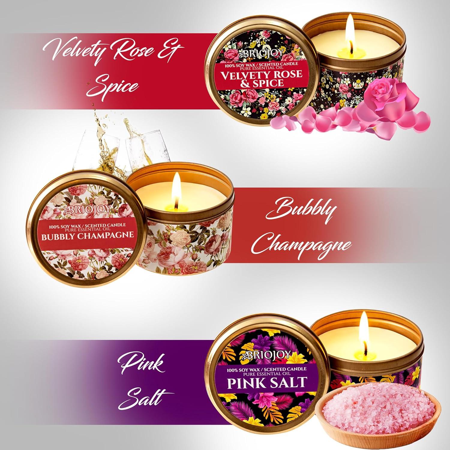 Candle Gifts for Women - Unique Mothers Day, Valentines Day, Birthday Gift for Her Mom Wife Sister Girlfriend Daughter - Friendship Gift for Best Friend Bestie Coworker - Natural Soy Candle