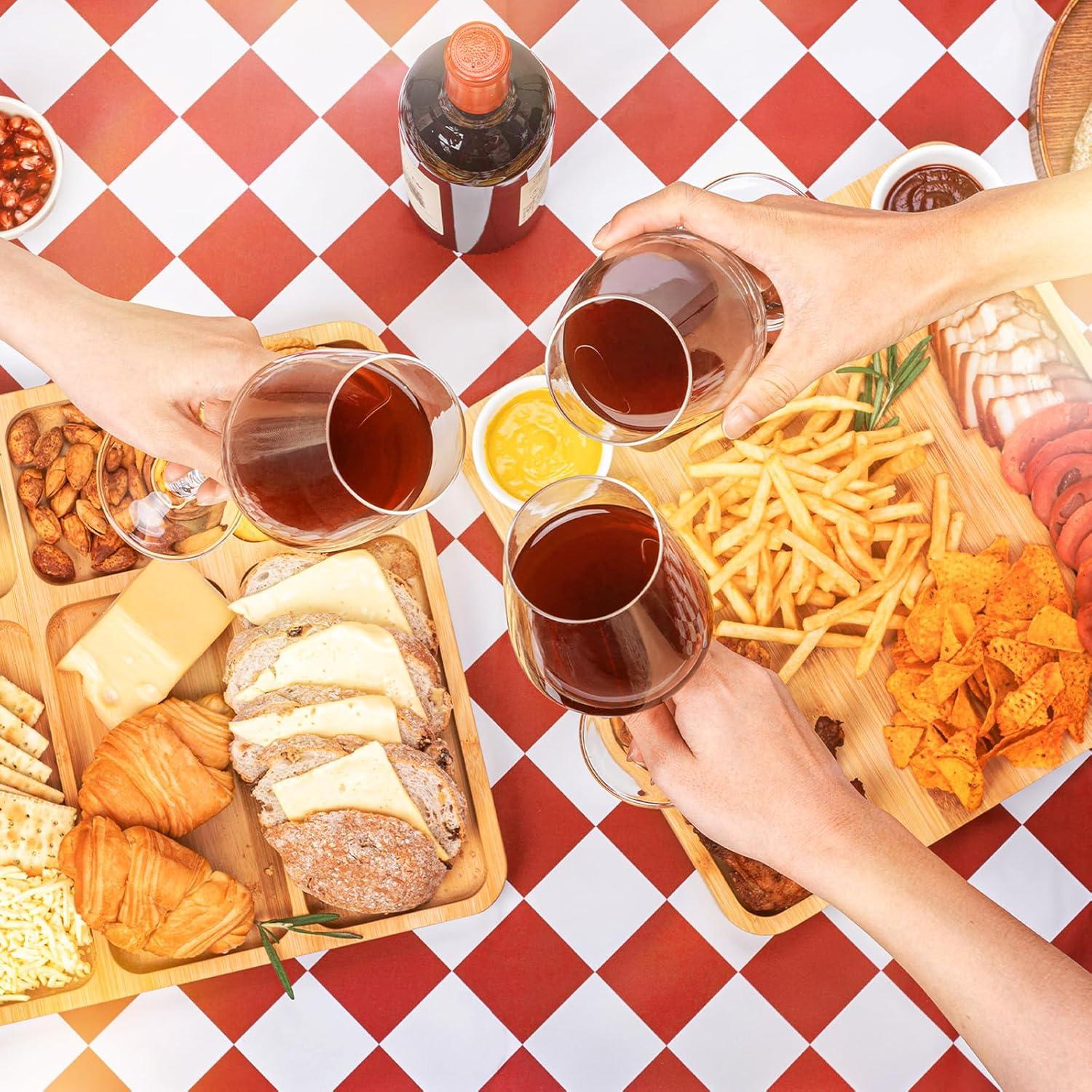 Tabla de Charcutería Combler de Bambú con Tapa y 5 Compartimentos