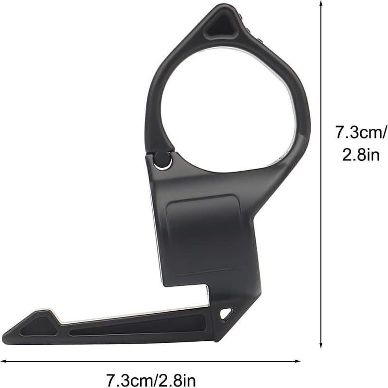 Anillo de Linterna Táctica MiOYOOW Soporte Portátil Negro