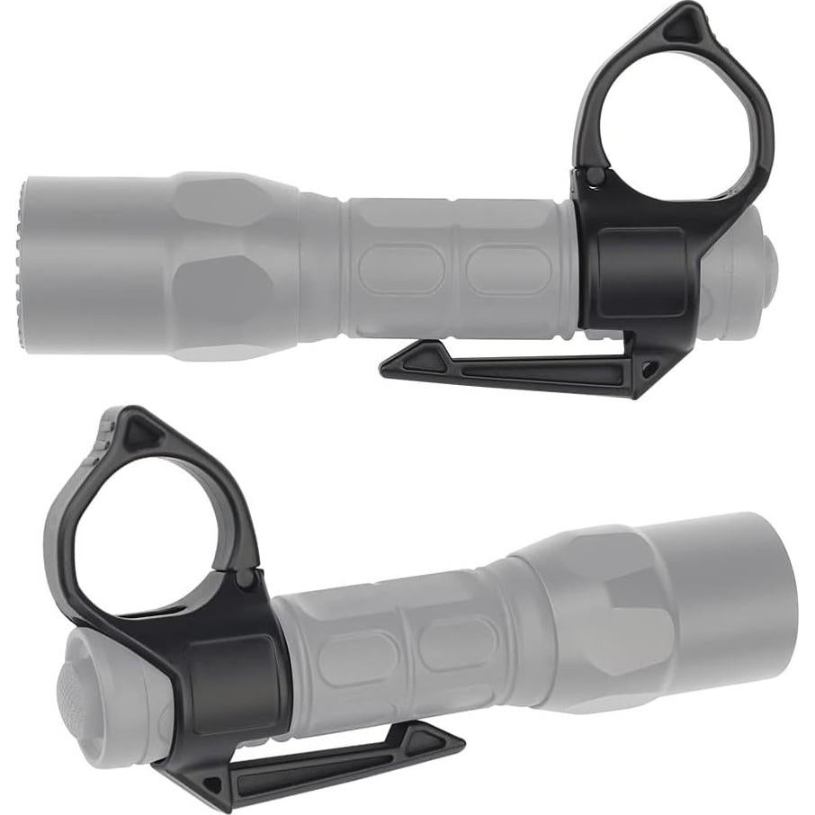 Anillo de Linterna Táctica MiOYOOW Soporte Portátil Negro