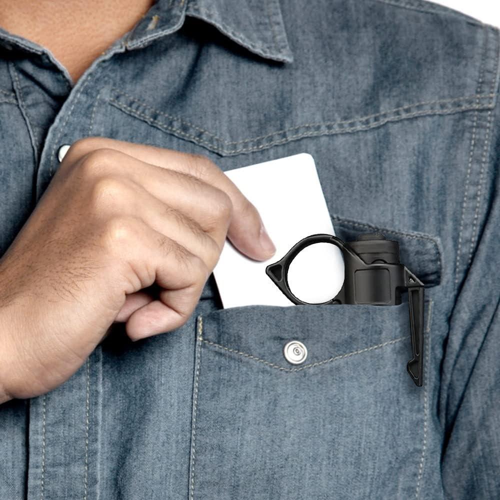 Anillo de Linterna Táctica MiOYOOW Soporte Portátil Negro