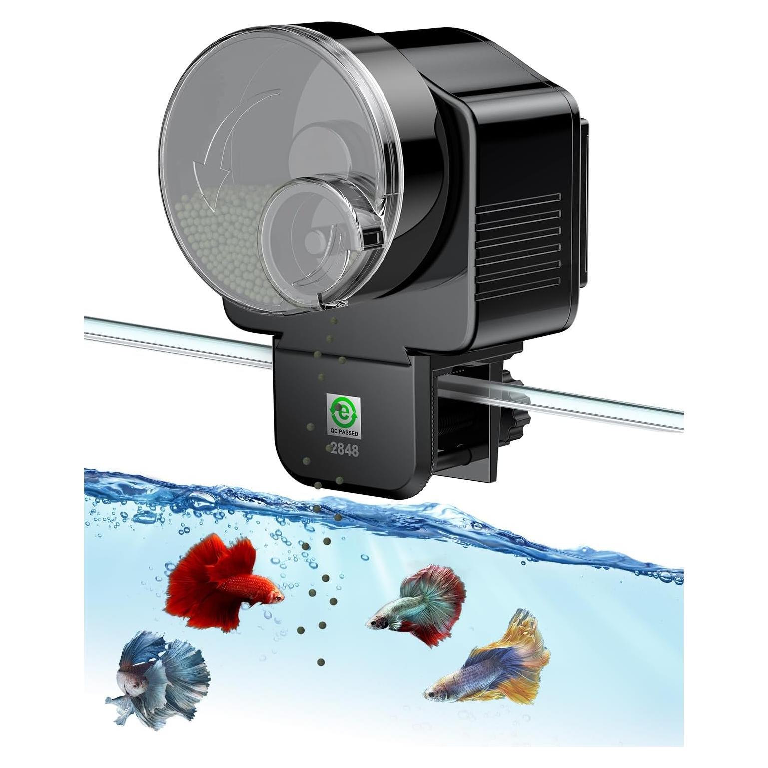 Dispensador Automático de Comida para Peces Pawfly 60 ml