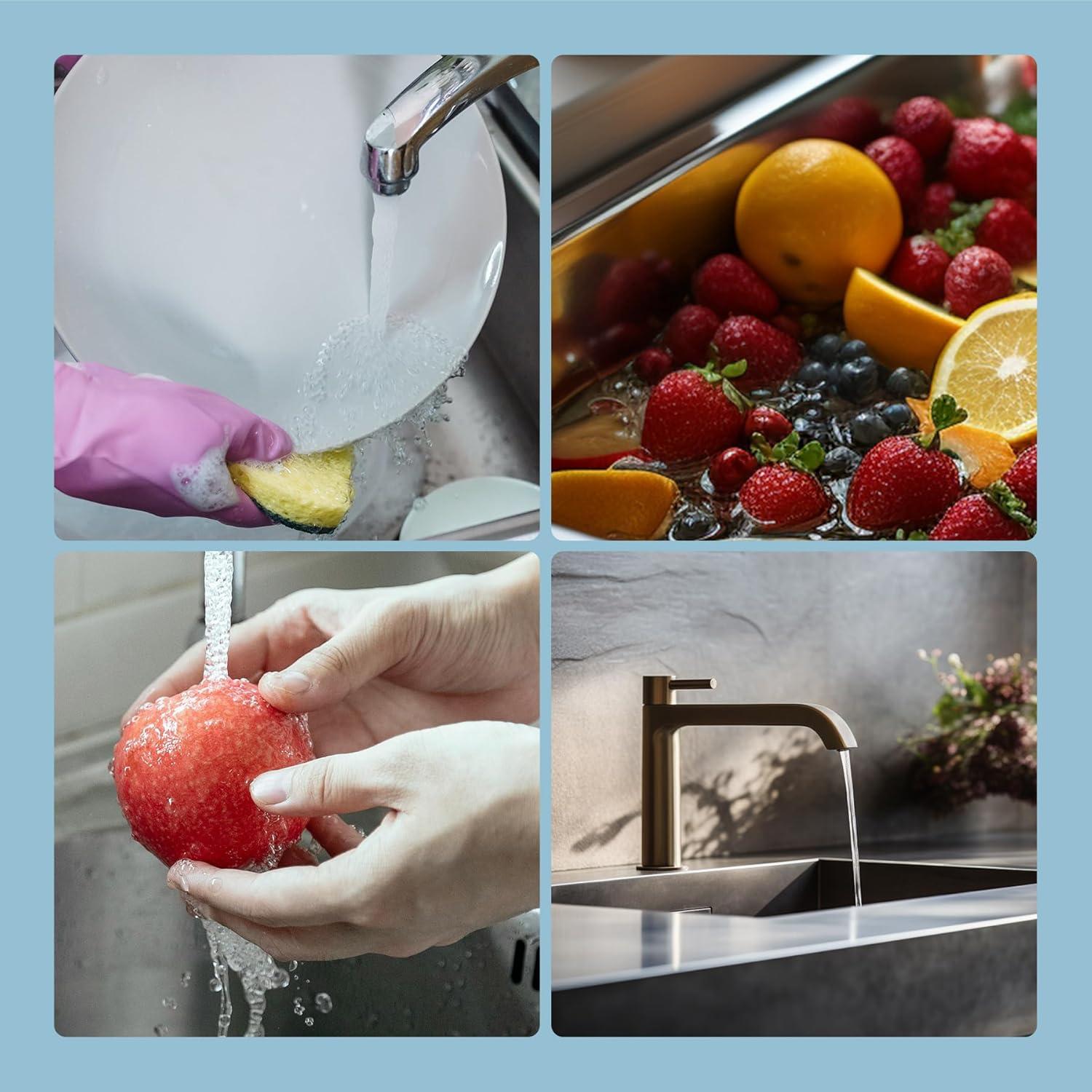 Filtro de Drenaje Hibbent Acero Inoxidable 3 en 1 para Fregadero