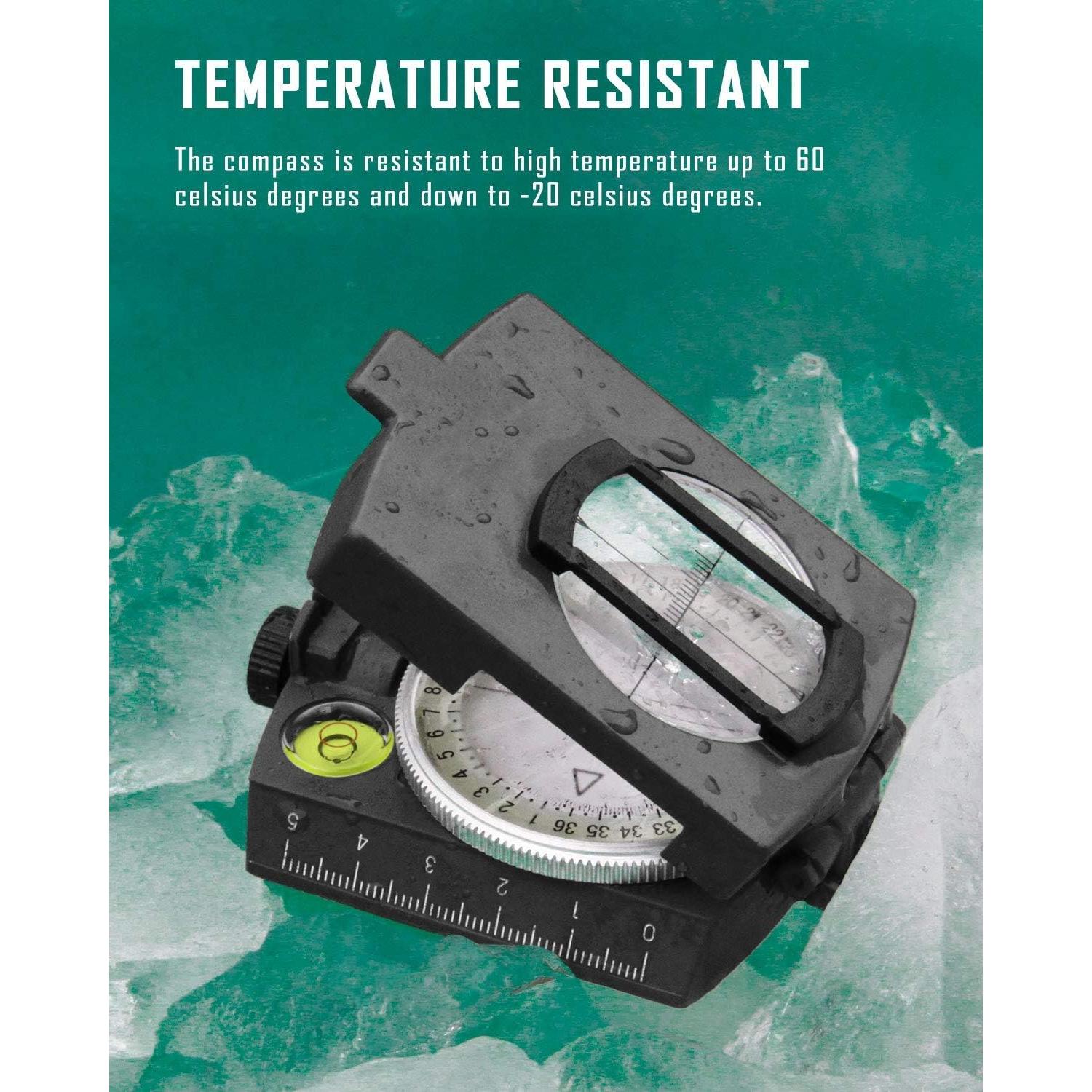 Brújula táctica Eyeskey EK-01 para senderismo y camping