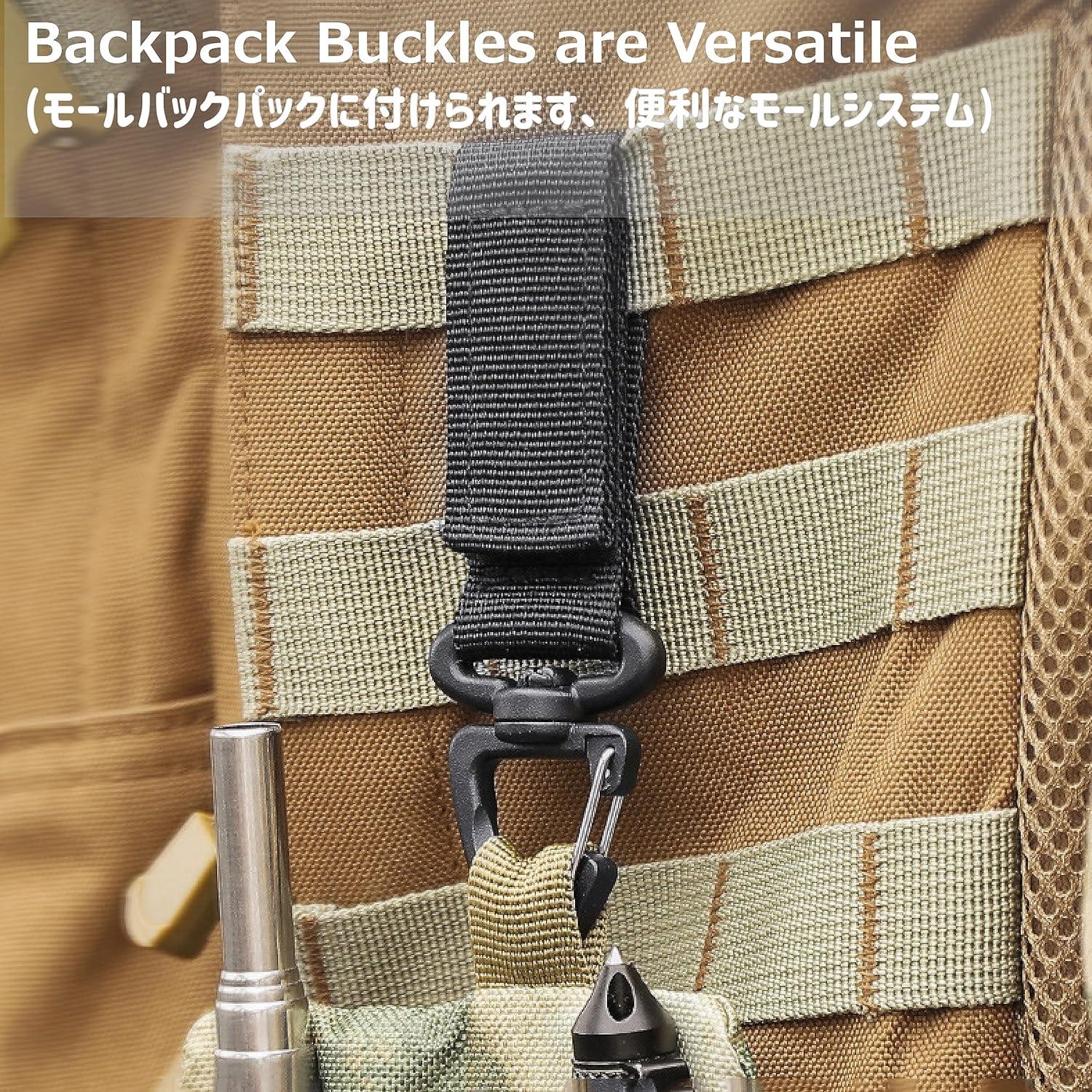 Cadena de Llavero Táctica Azarxis con Clip y Mosquetones