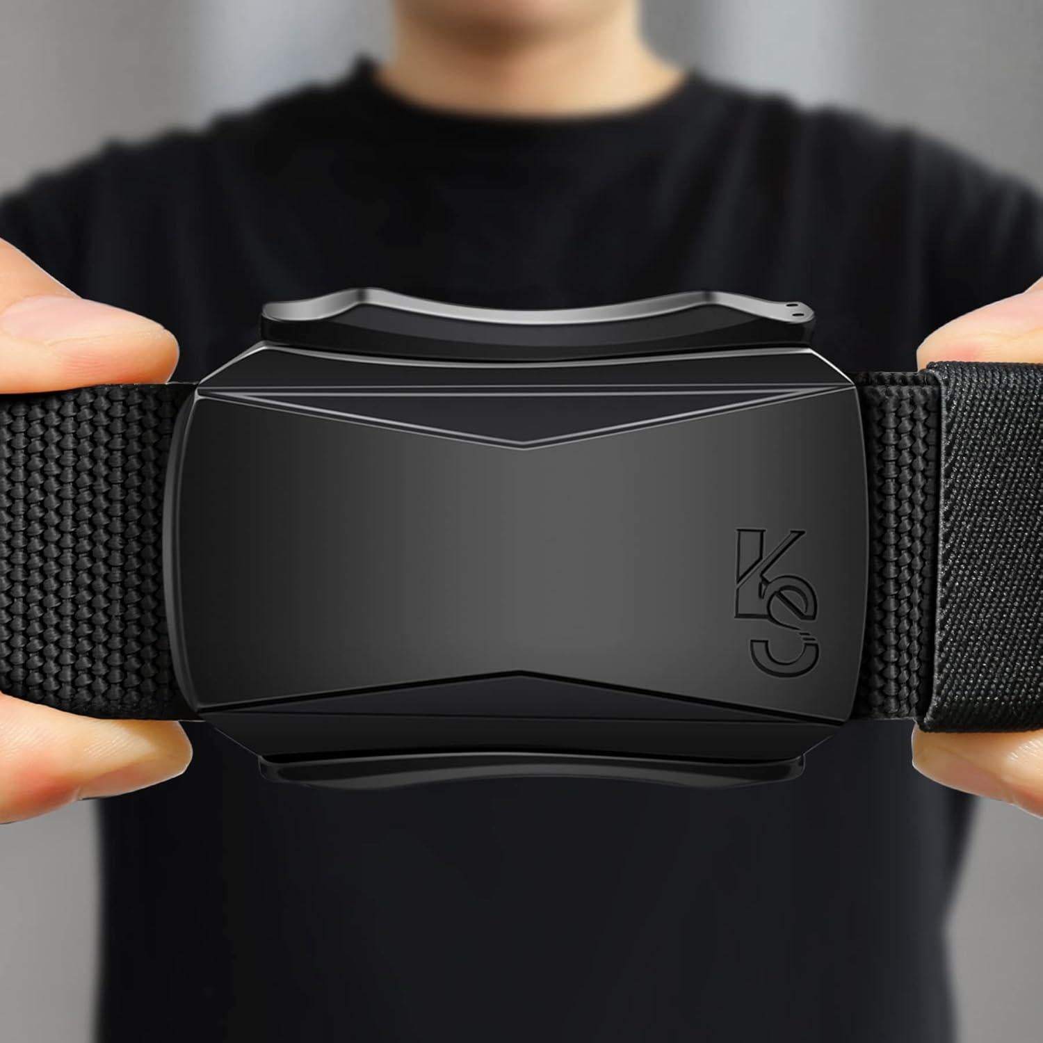 Cinturón KEMISANT Táctico Militar Elástico 3,81 cm Ajustable