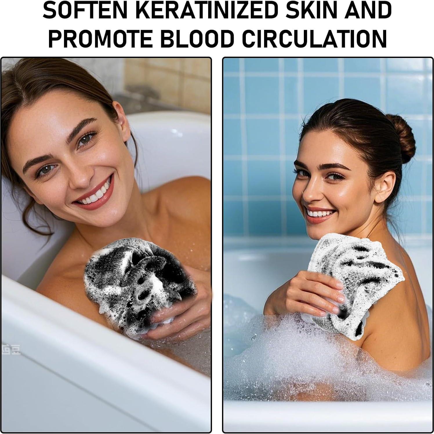 Esponjas Exfoliantes Africanas Spiralscgv - 6 Paños Doble Cara