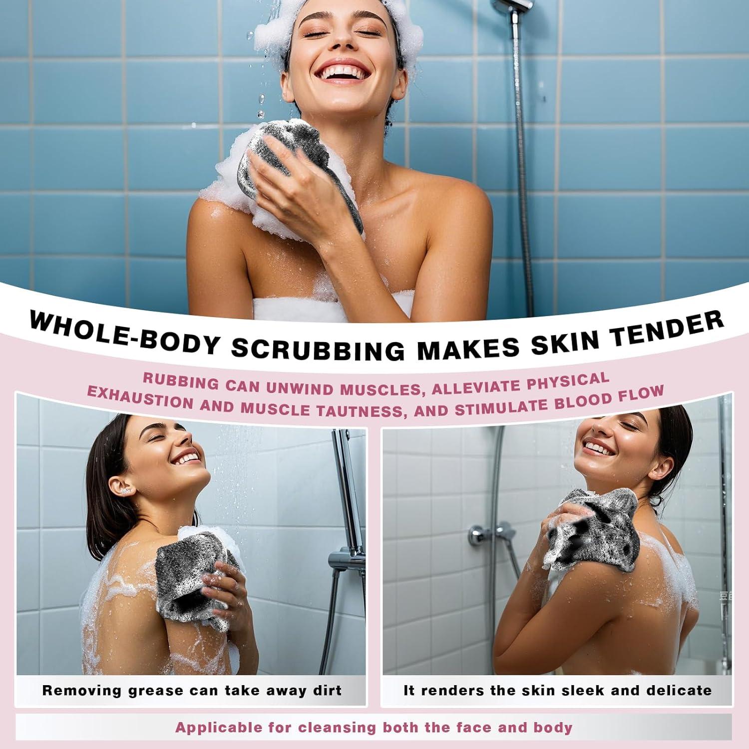 Esponjas Exfoliantes Africanas Spiralscgv - 6 Paños Doble Cara