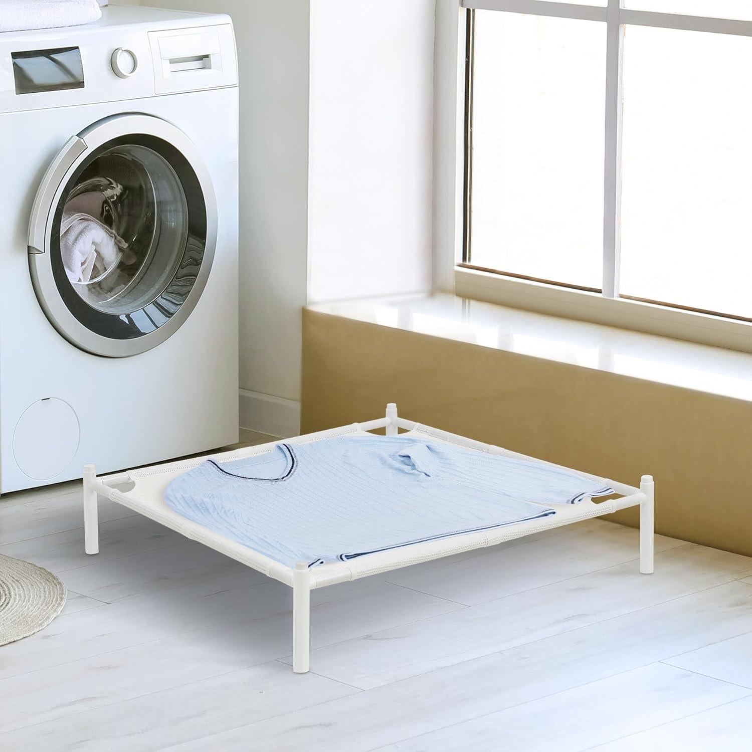 Estante para Secar Ropa STO STO Blanco 71.1 cm Apilable