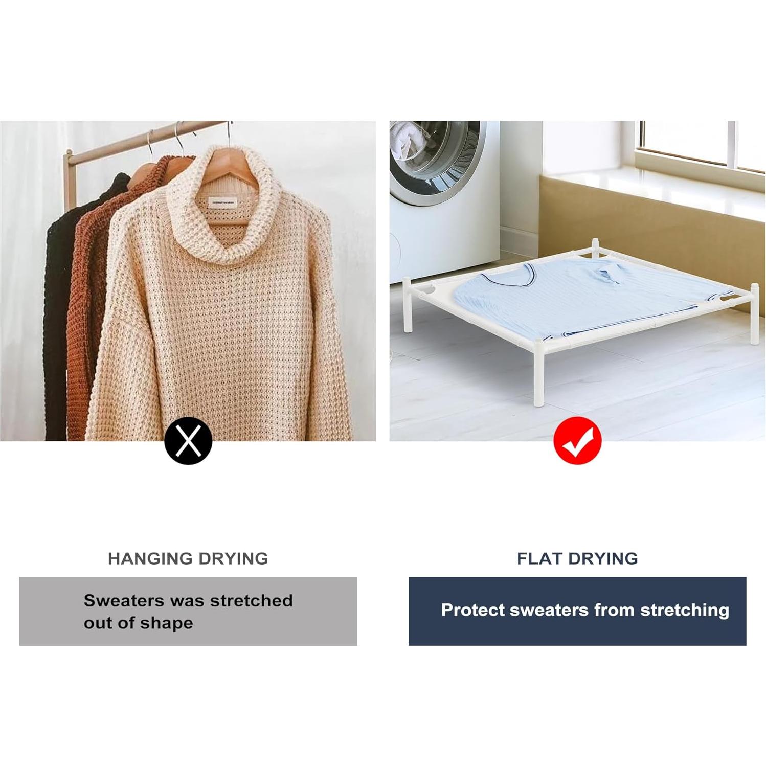 Estante para Secar Ropa STO STO Blanco 71.1 cm Apilable