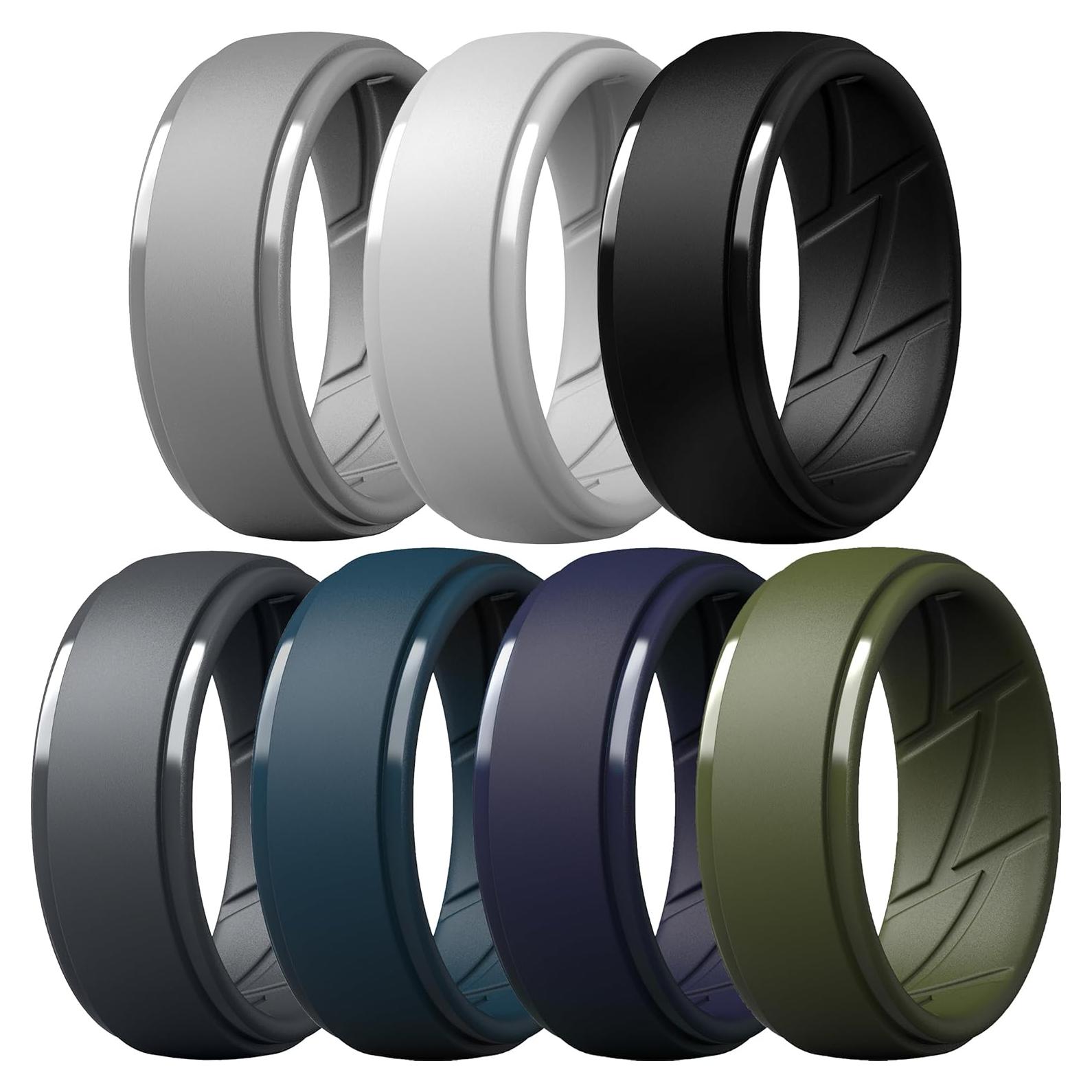 Anillos de Silicona ThunderFit 10mm Transpirables Paquete 1-7