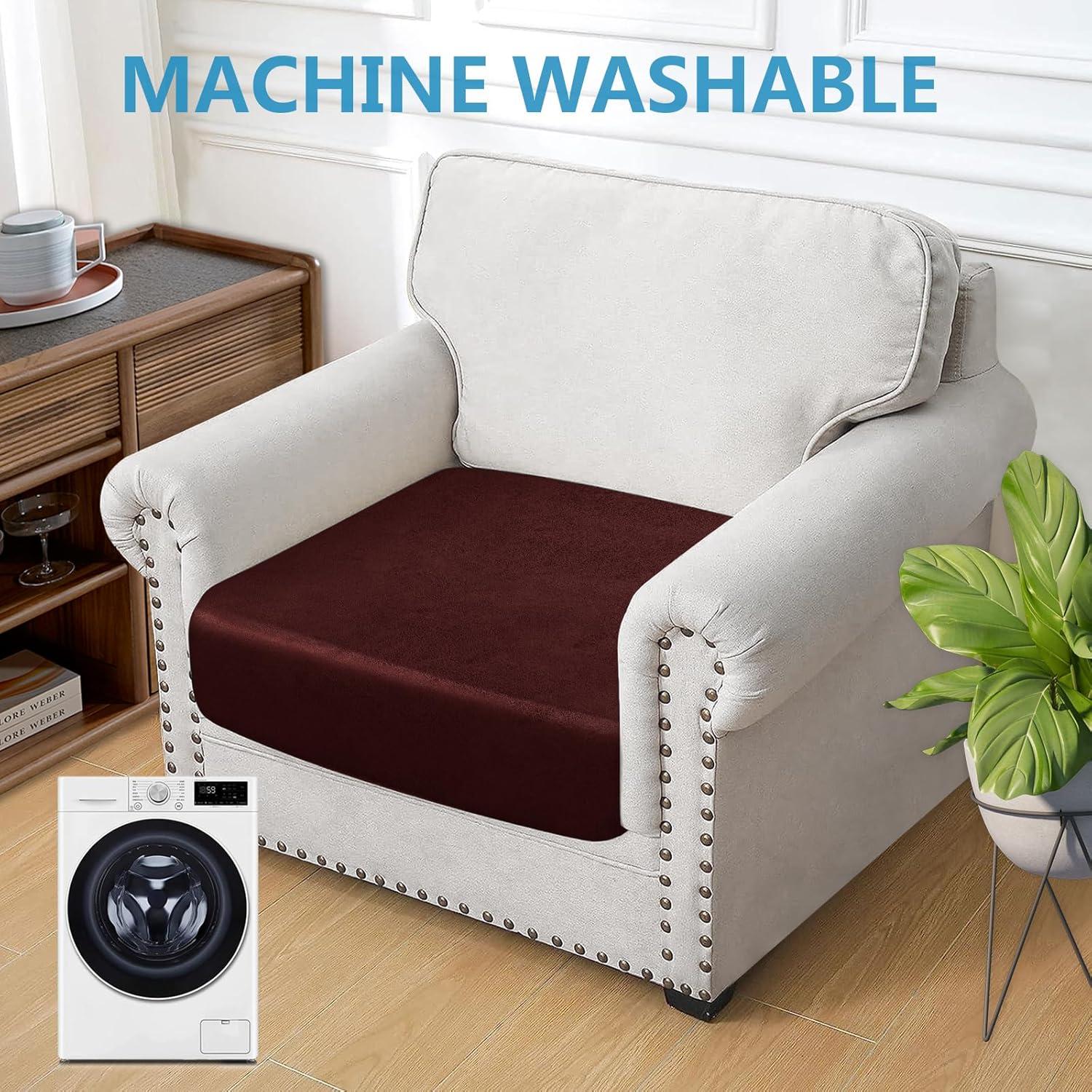 Funda de Cojín Spandex Burdeos Anarachon 61x61 cm