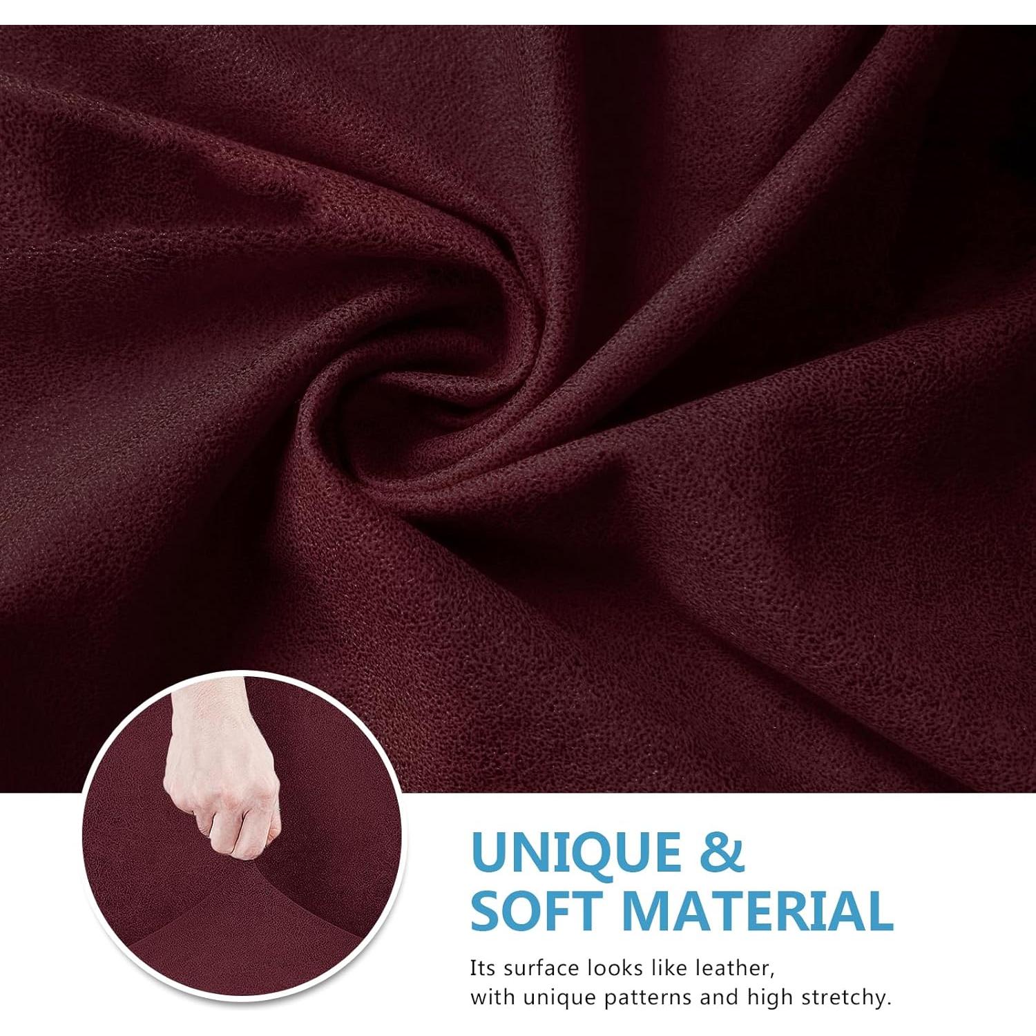 Funda de Cojín Spandex Burdeos Anarachon 61x61 cm