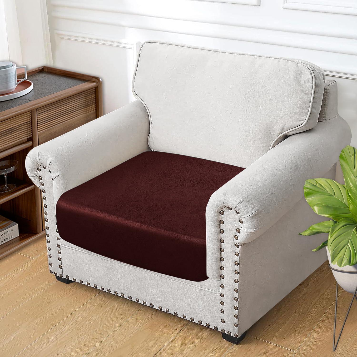 Funda de Cojín Spandex Burdeos Anarachon 61x61 cm