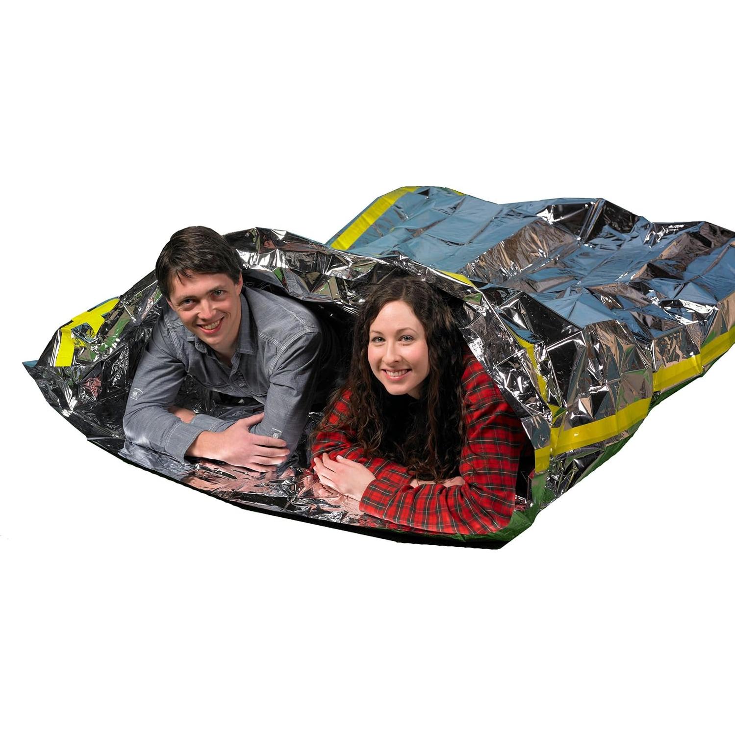 Saco de dormir de emergencia Grizzly Gear Mylar 2 personas