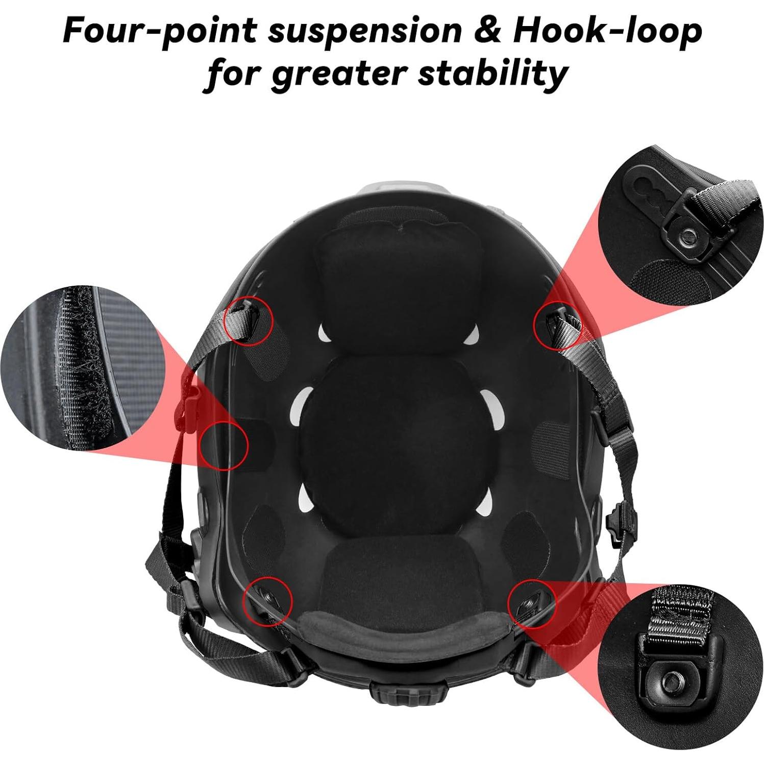 Correa de Barbilla Yzpacc para Casco Táctico Ajustable