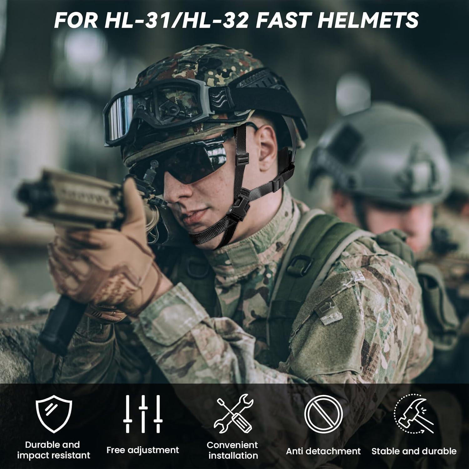 Correa de Barbilla Yzpacc para Casco Táctico Ajustable