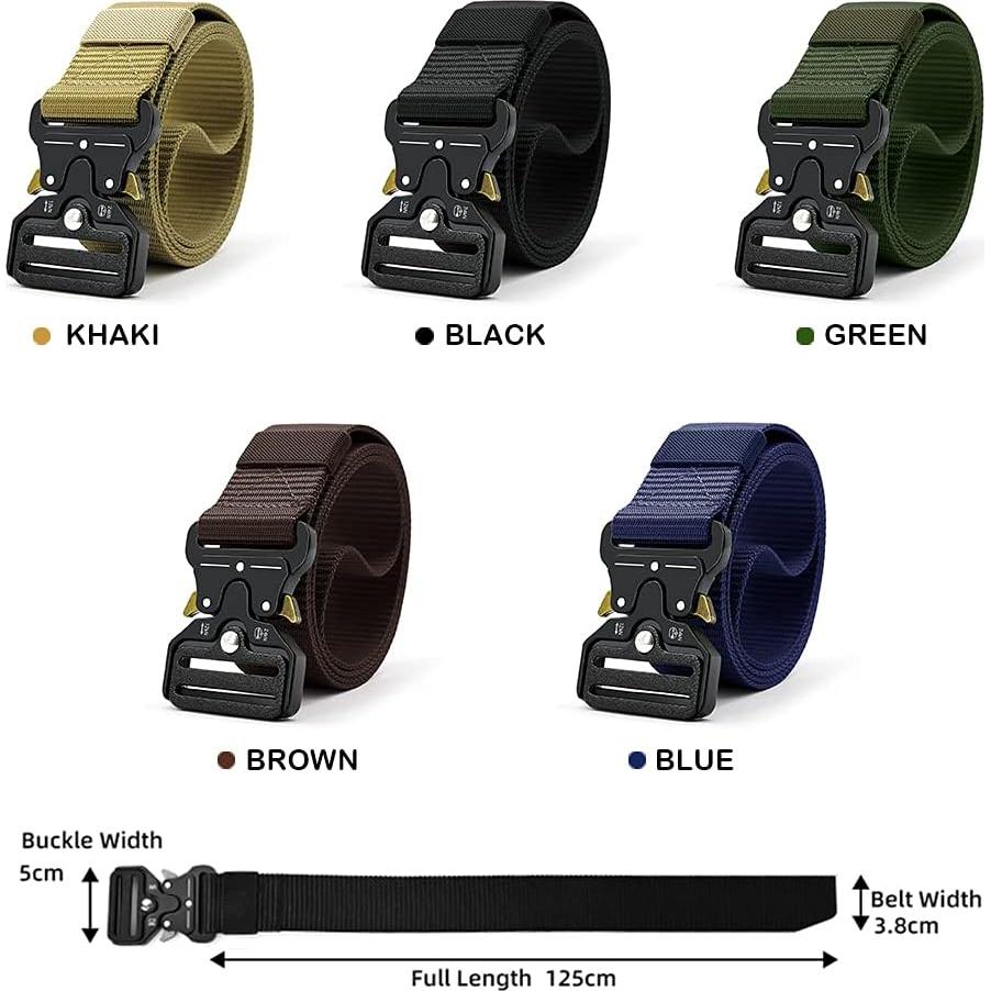 Cinturón Táctico DOOPAI 3Pack Nylon Militar Ajustable